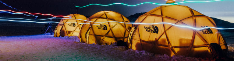 The North Face camping