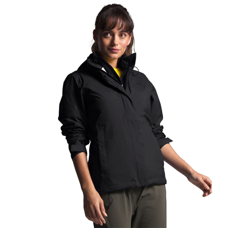 Chompa Venture 2 Impermeable Negra Mujer The North Face - imagen 1