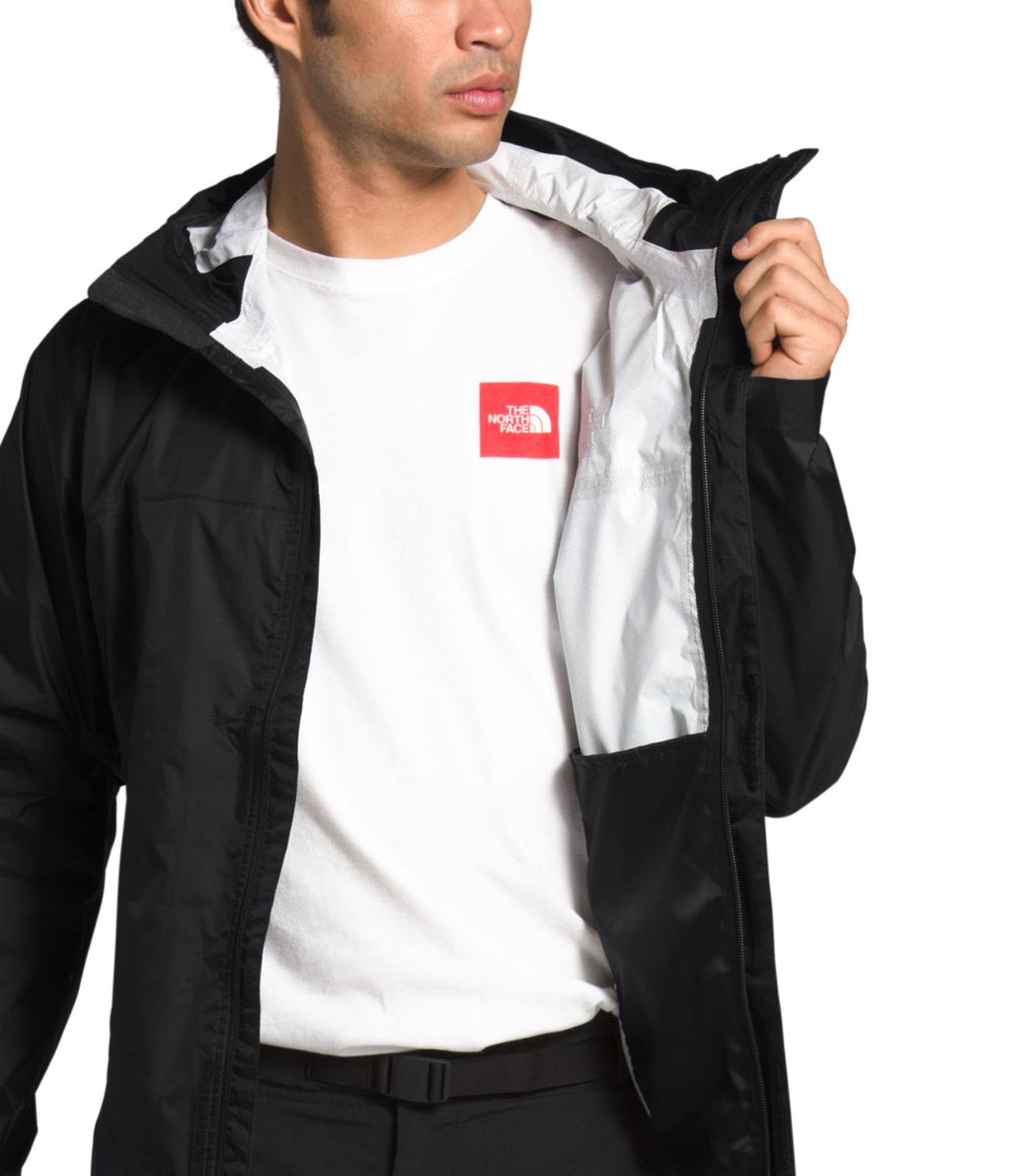 Chompa Venture 2 Impermeable Negra Hombre The North Face - imagen 3
