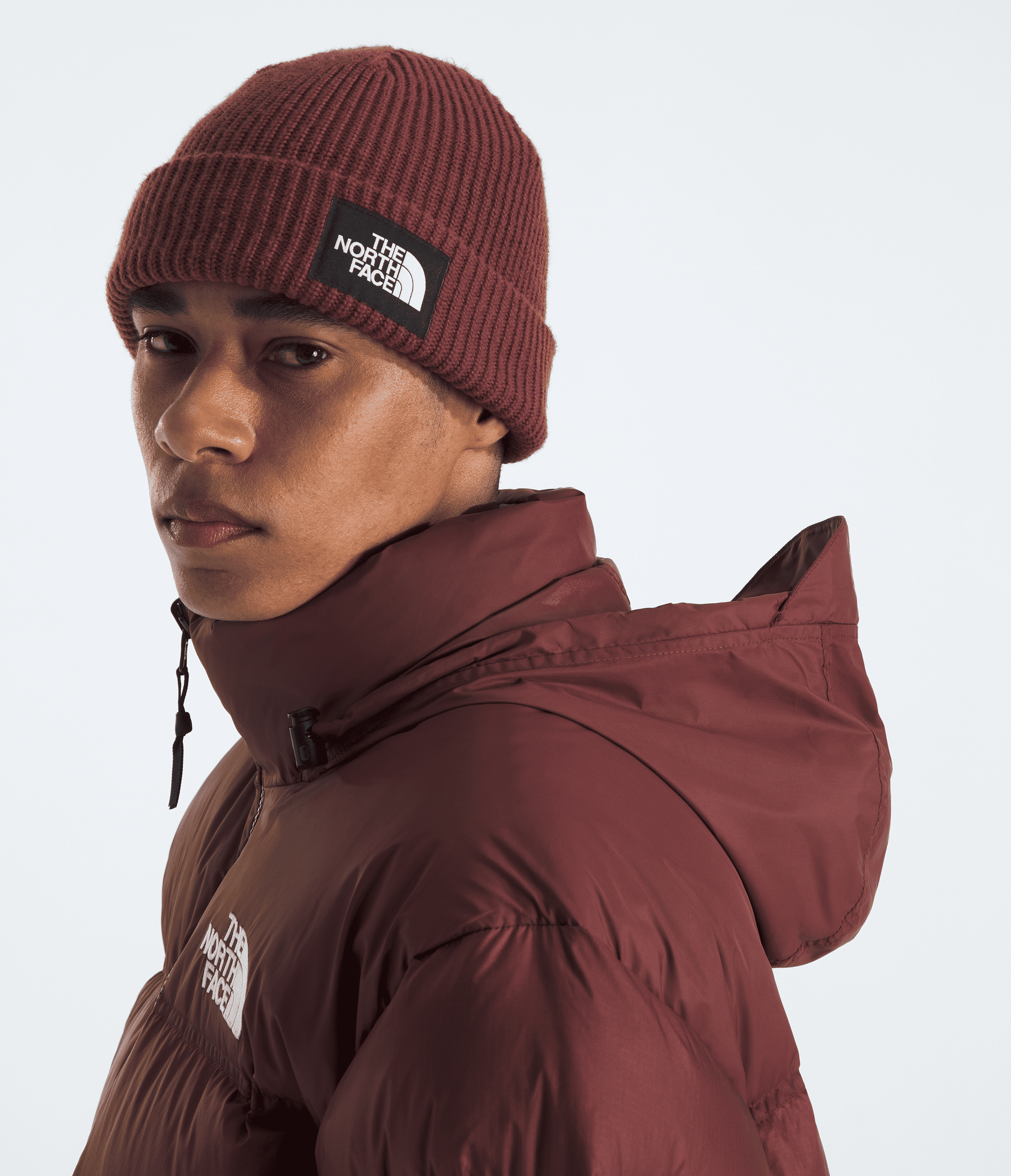Chompa 1996 Retro Nuptse Jacket Vinotinto Hombre The North Face