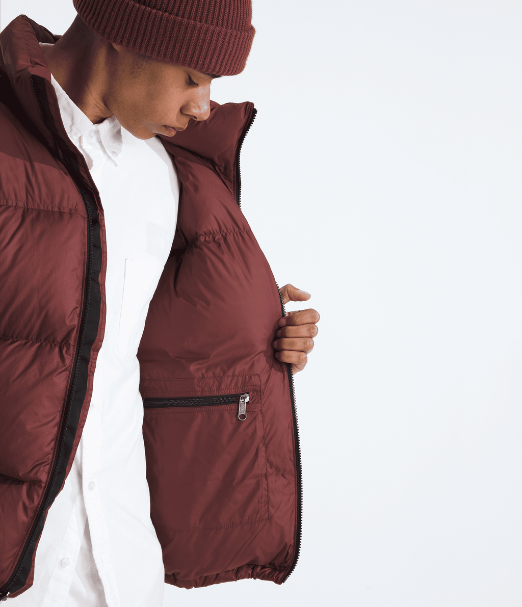 Chompa 1996 Retro Nuptse Jacket Vinotinto Hombre The North Face