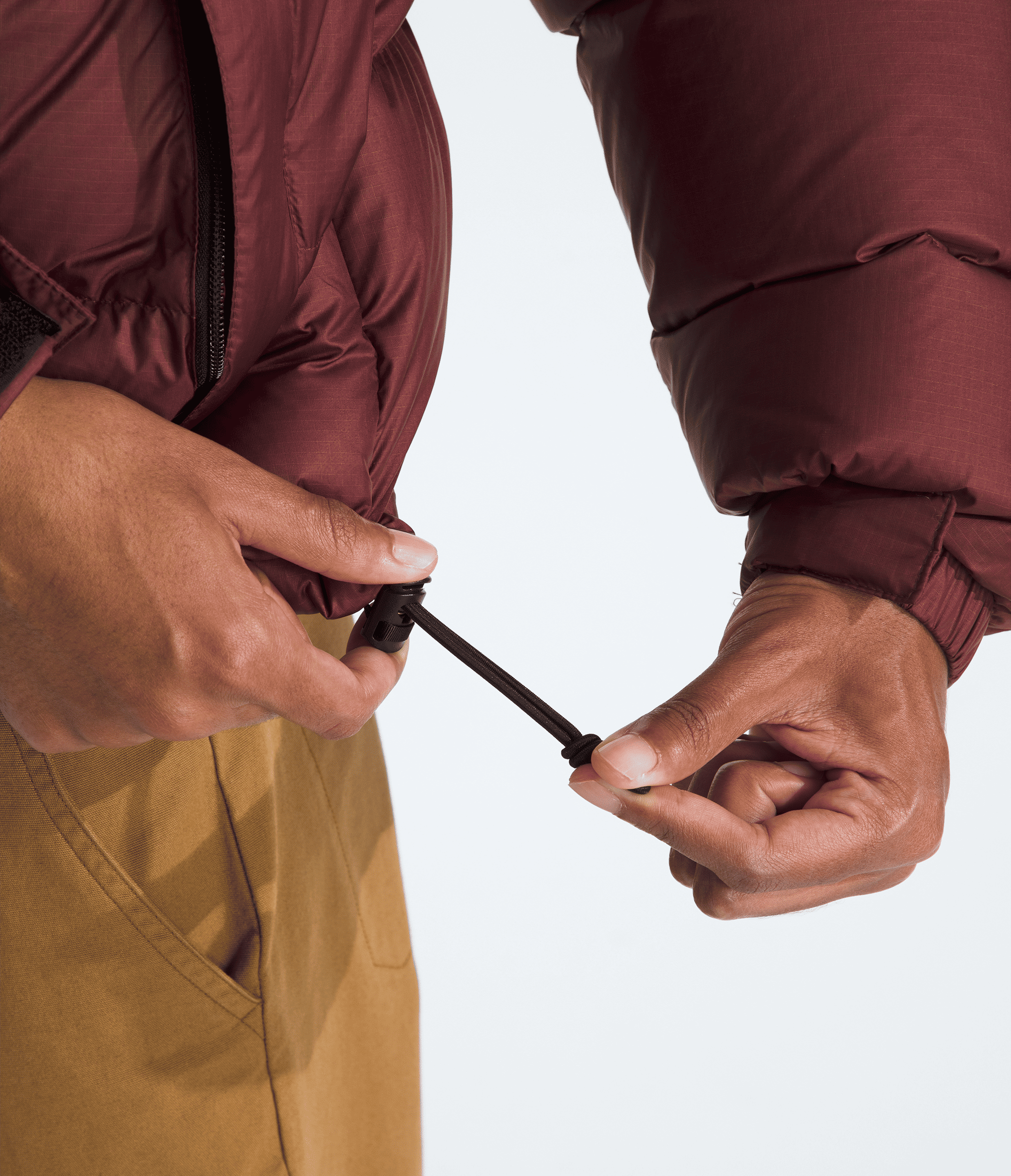 Chompa 1996 Retro Nuptse Jacket Vinotinto Hombre The North Face