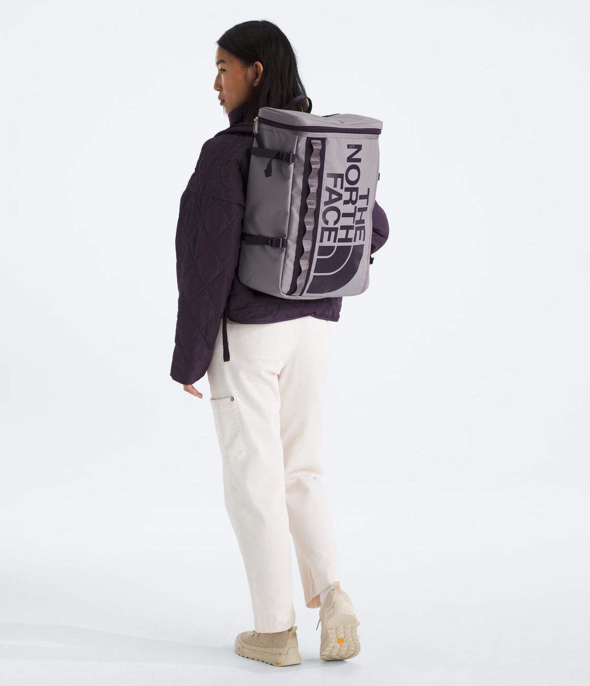 Mochila Base Camp Fuse Box Morado Mujer The North Face