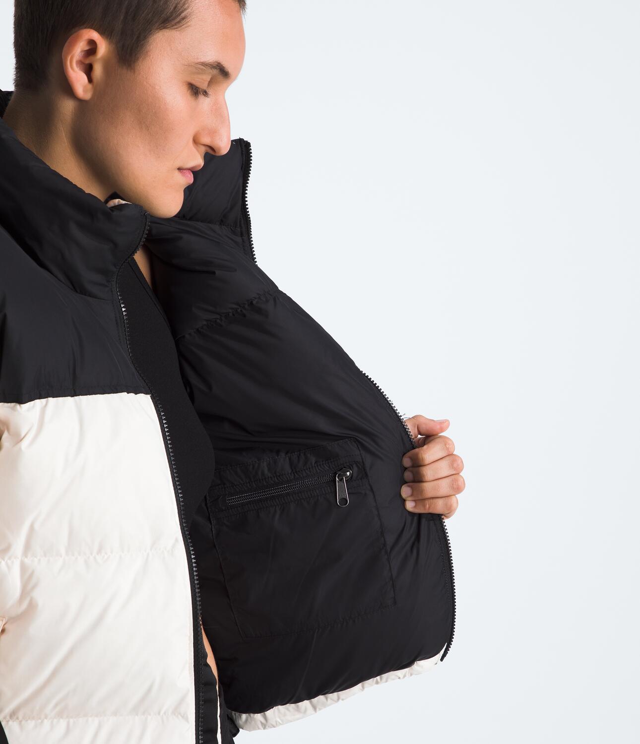 Chompa 1996 Retro Nuptse Jacket Blanco Mujer The North Face