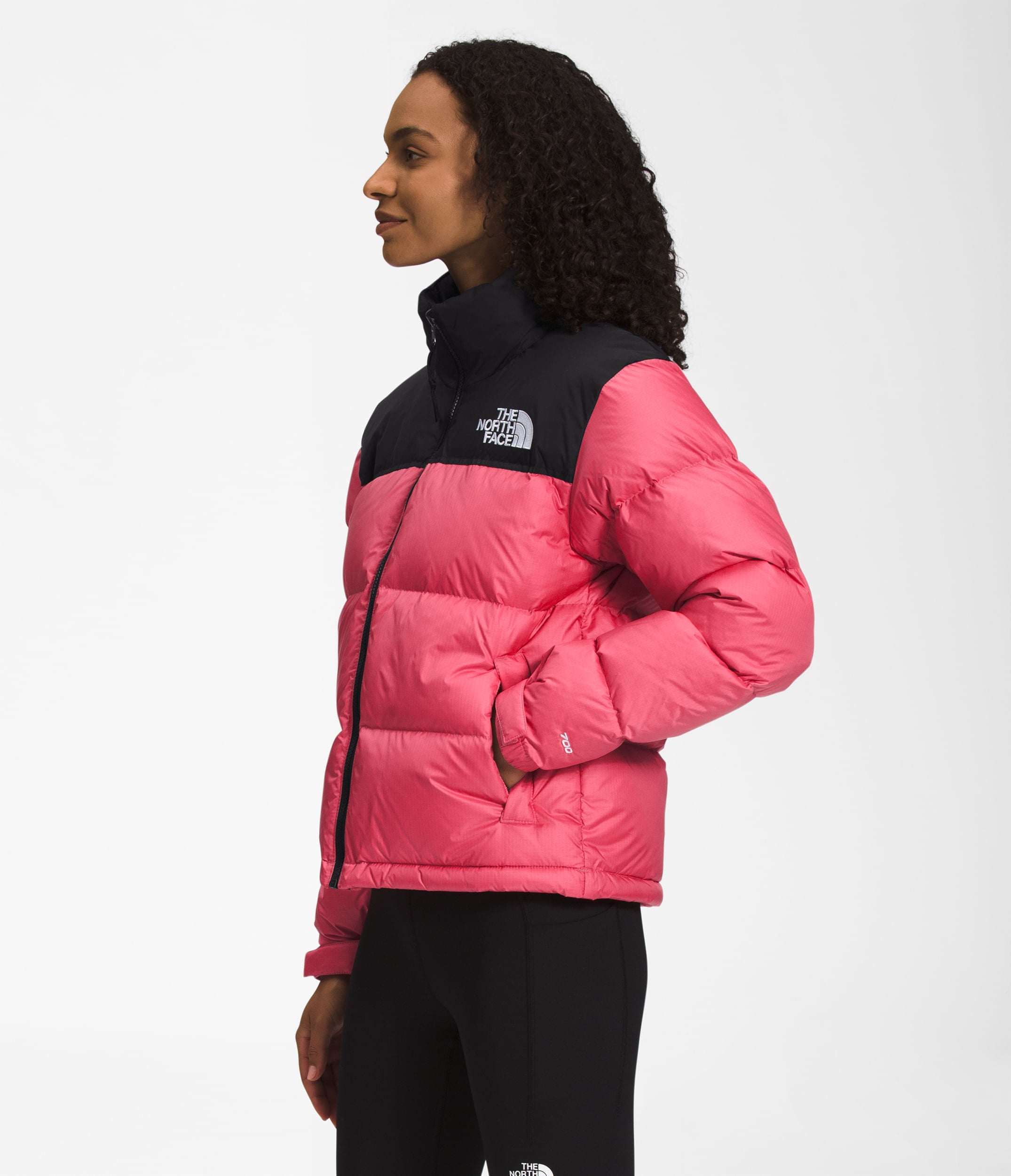 Chompa 1996 Retro Nuptse Térmica Rosada Mujer The North Face