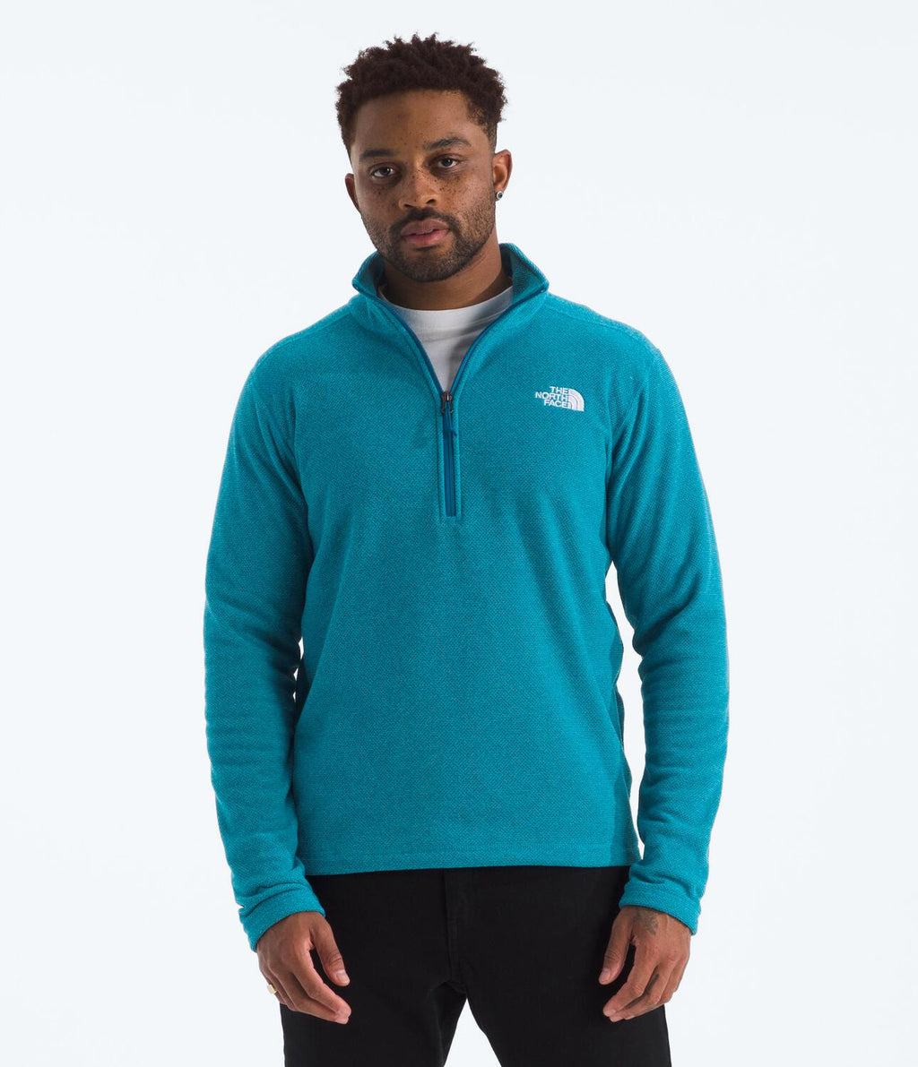 Chompa Polar Textured Cap Rock 1/4 Zip Azul Hombre The North Face