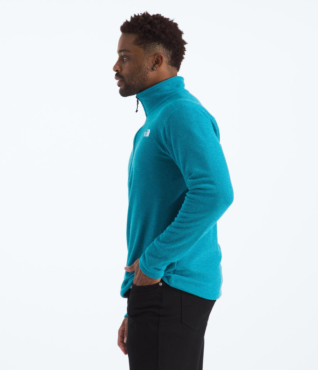 Chompa Polar Textured Cap Rock 1/4 Zip Azul Hombre The North Face