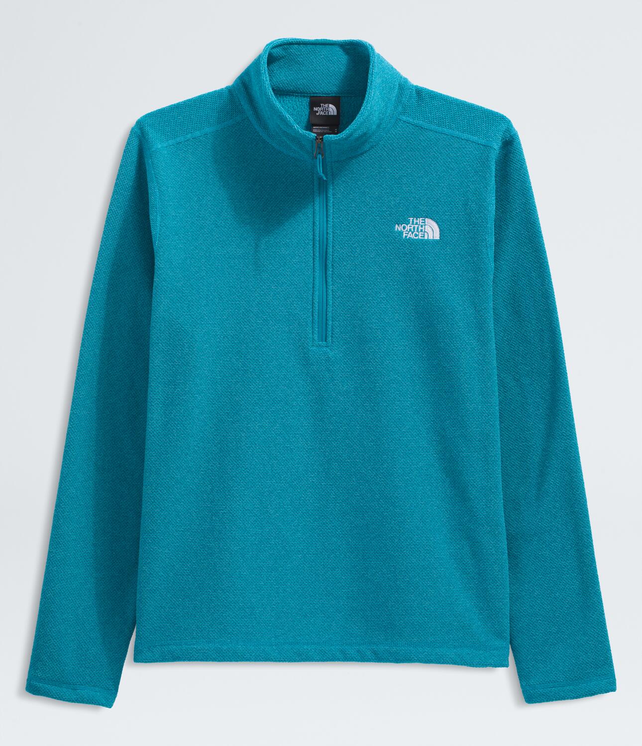 Chompa Polar Textured Cap Rock 1/4 Zip Azul Hombre The North Face