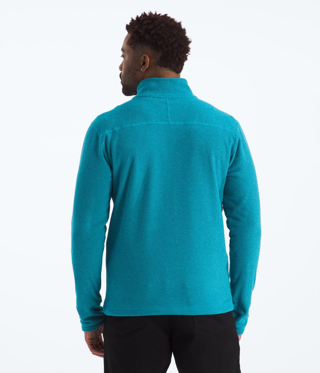 Chompa Polar Textured Cap Rock 1/4 Zip Azul Hombre The North Face