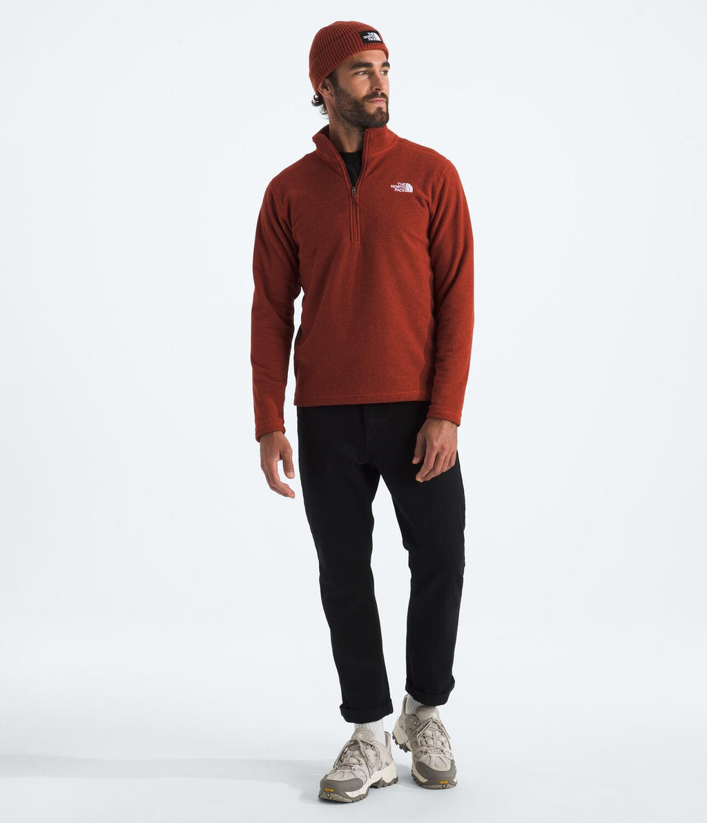 Chompa Polar Textured Cap Rock 1/4 Zip Rojo Hombre The North Face
