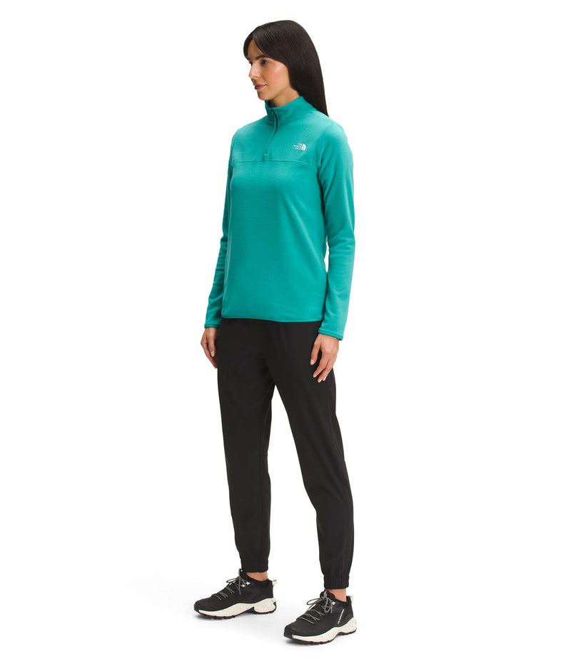 Buzo Tka Glacier 1/4 Zip Verde Mujer The North Face