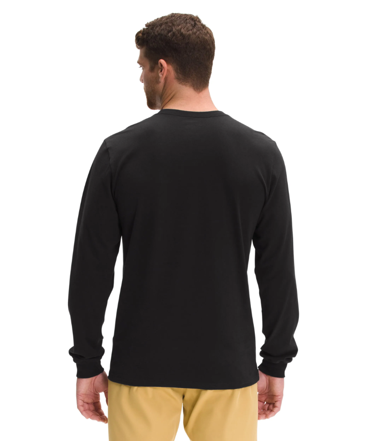 Camiseta Half Dome Tee Manga Larga Negra Hombre The North Face