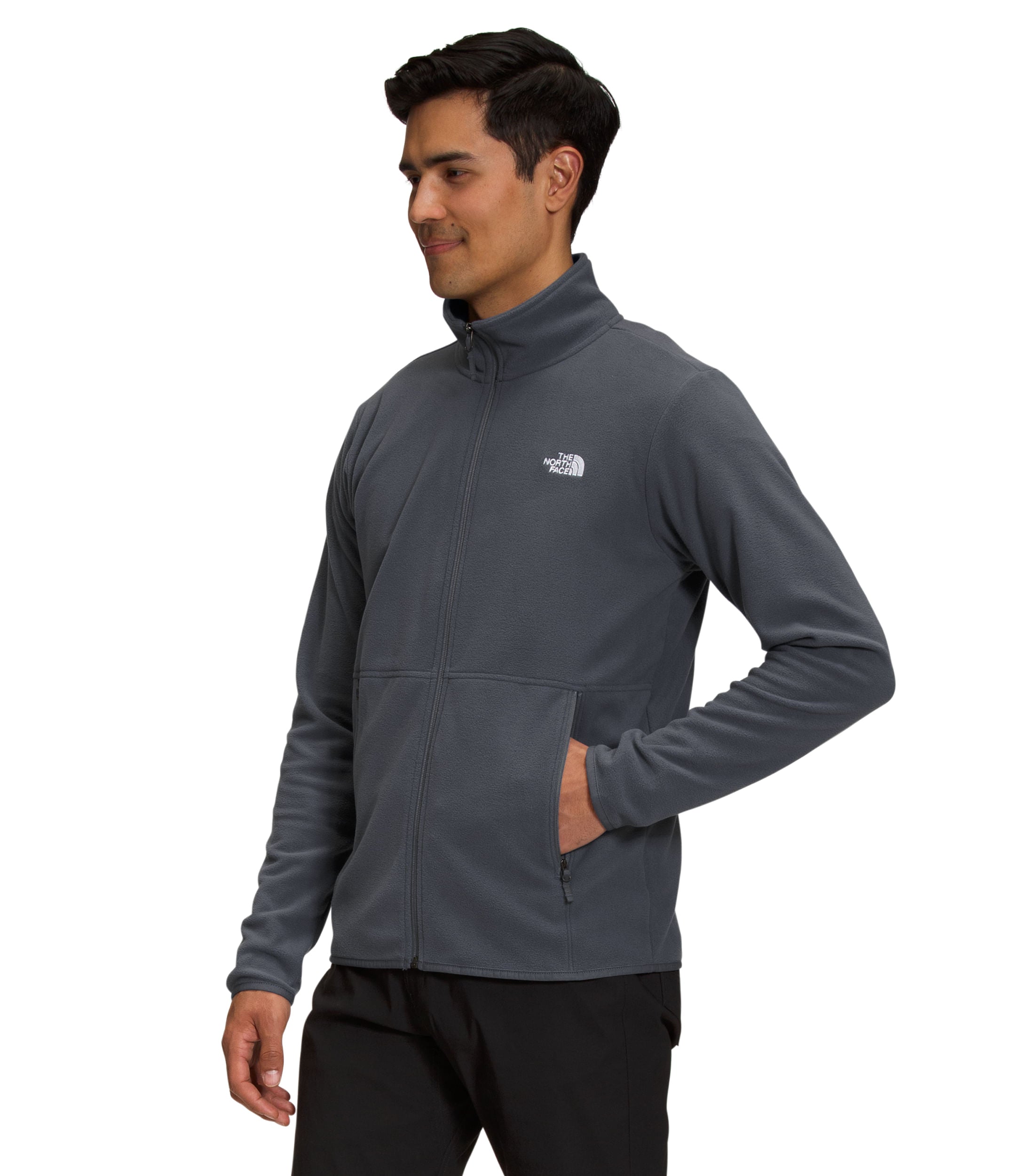 Chompa Tka Glacier Full Zip Polar Gris Hombre The North Face