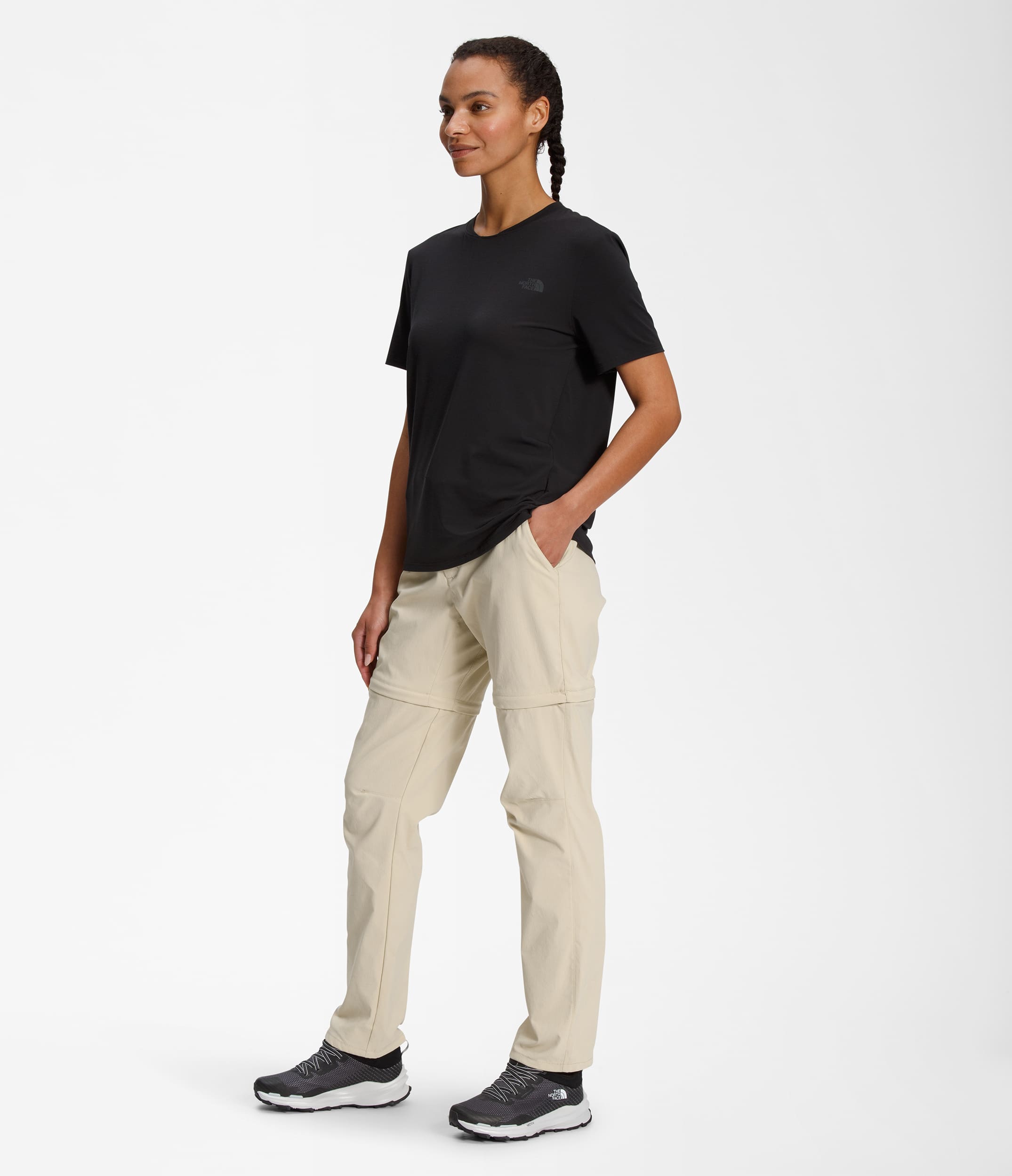 Pantalones Paramount Mid Rise Convertible Beige Mujer The North Face