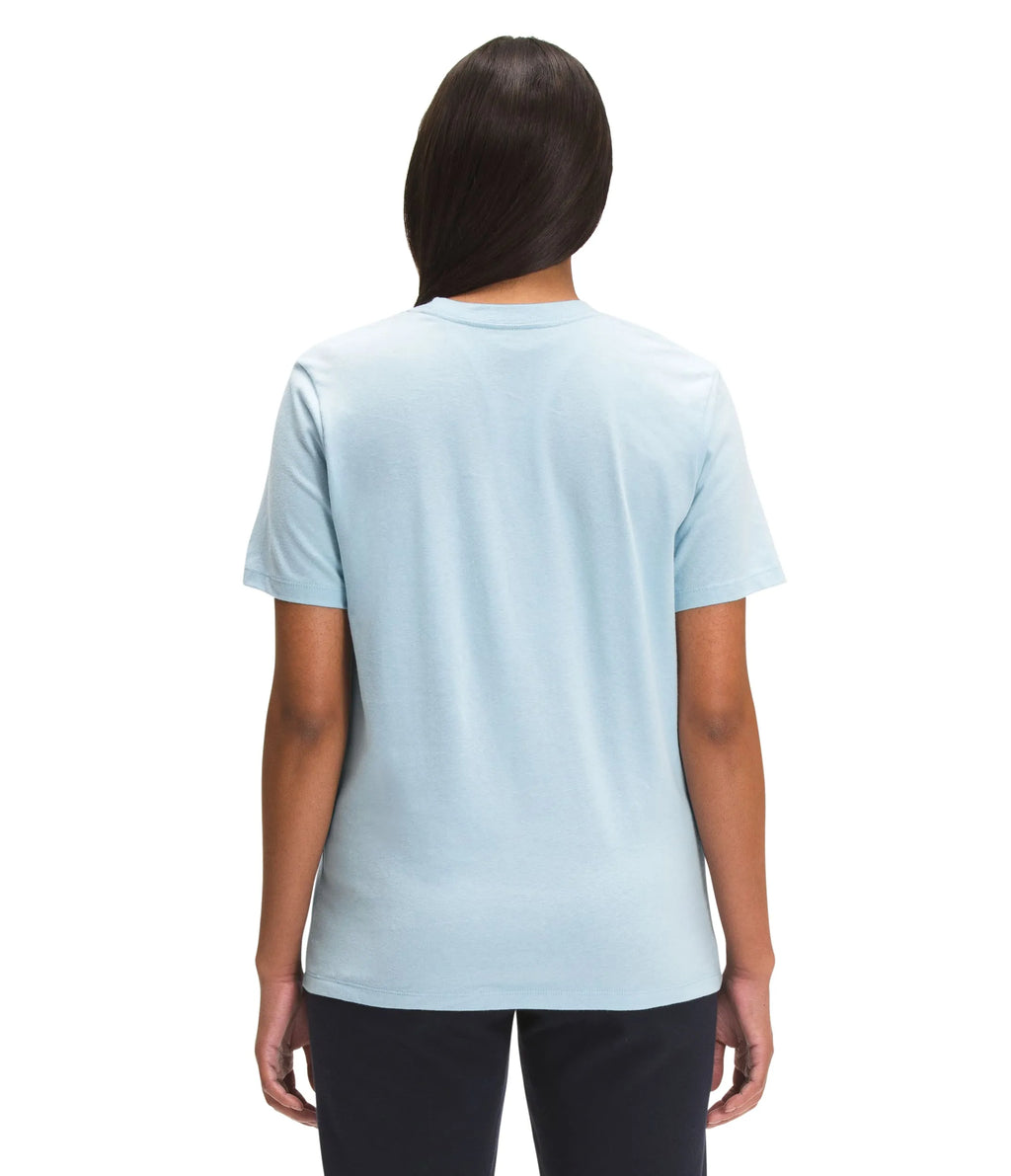 Camiseta Half Dome Cotton Tee Manga Corta Azul Mujer The North Face