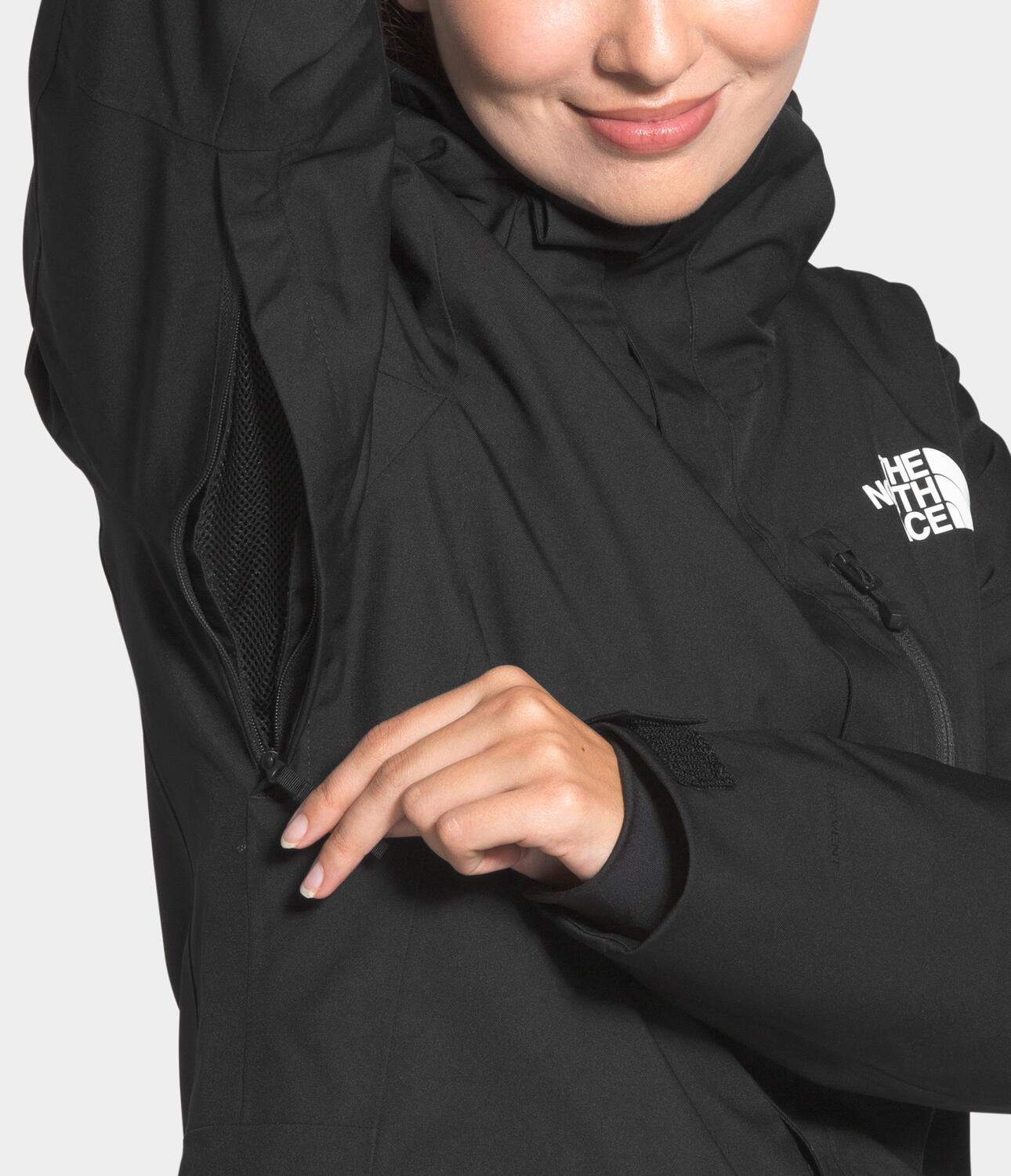 Chompa Gatekeeper Impermeable Negra Mujer The North Face