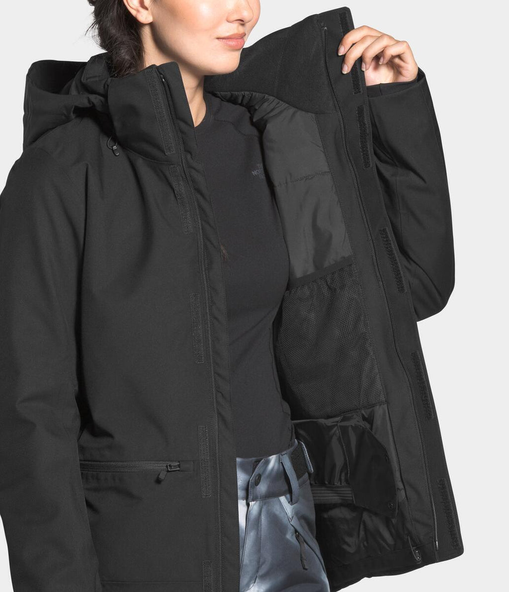 Chompa Gatekeeper Impermeable Negra Mujer The North Face