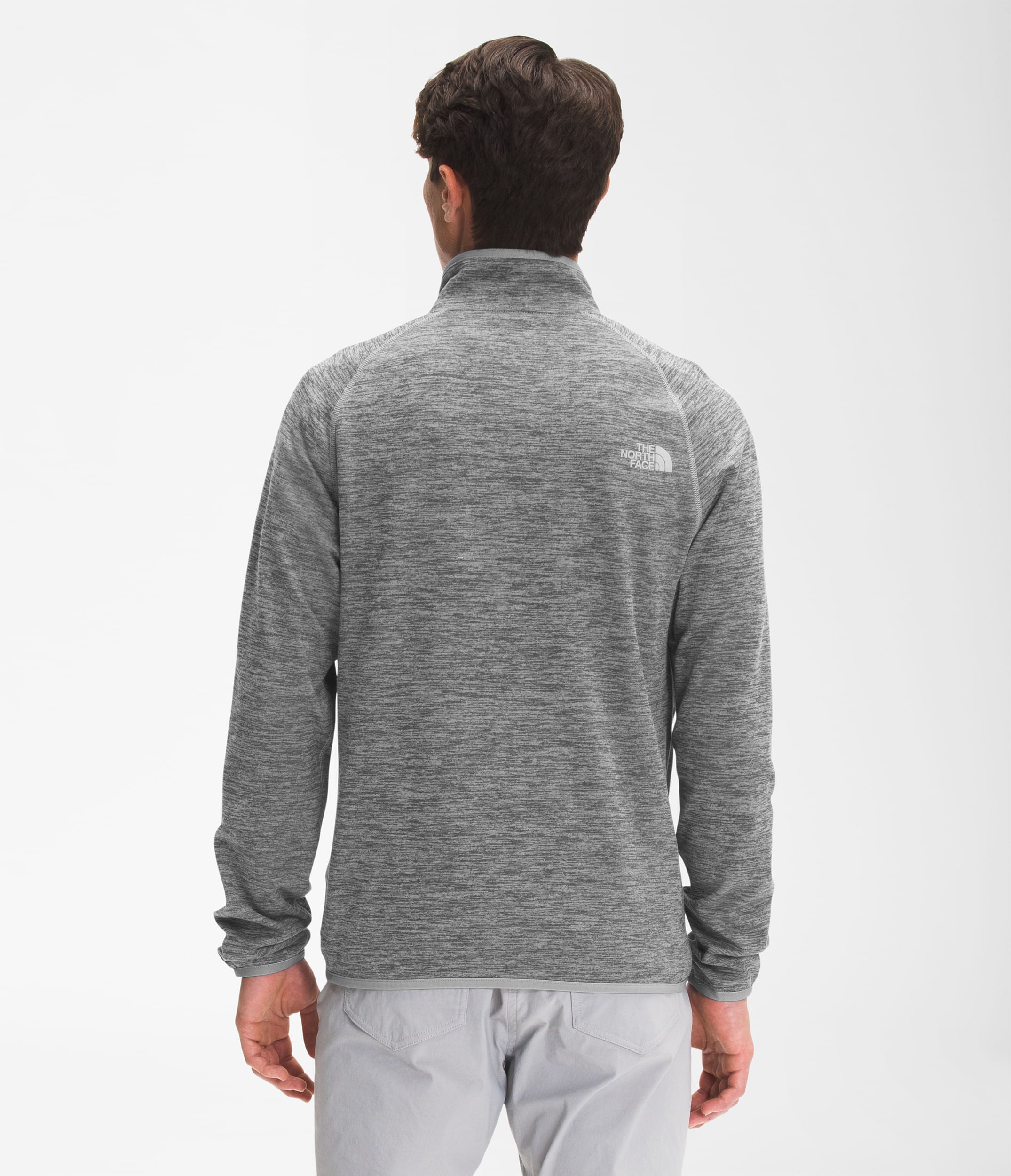 Chompa Canyonlands Full Zip Polar Gris Hombre The North Face - imagen 2