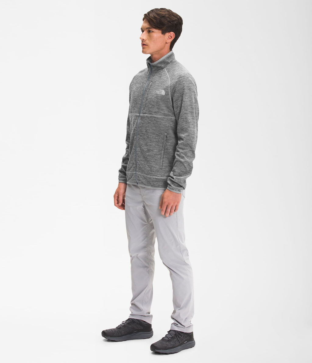 Chompa Canyonlands Full Zip Polar Gris Hombre The North Face - imagen 3
