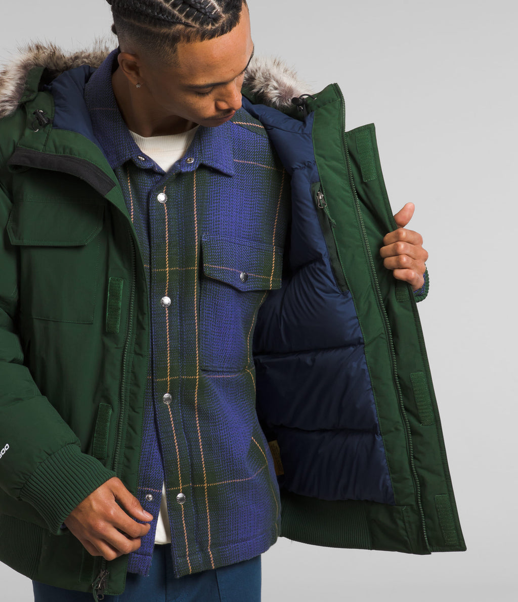 Chompa Mcmurdo Bomber Verde Hombre The North Face