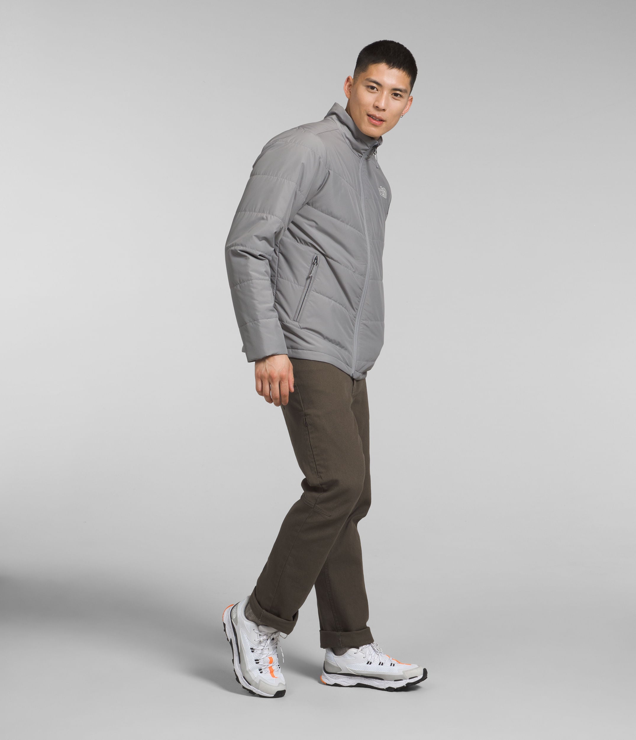 Chompa Junction Insulated Jacket Térmica Gris Hombre The North Face - imagen 3