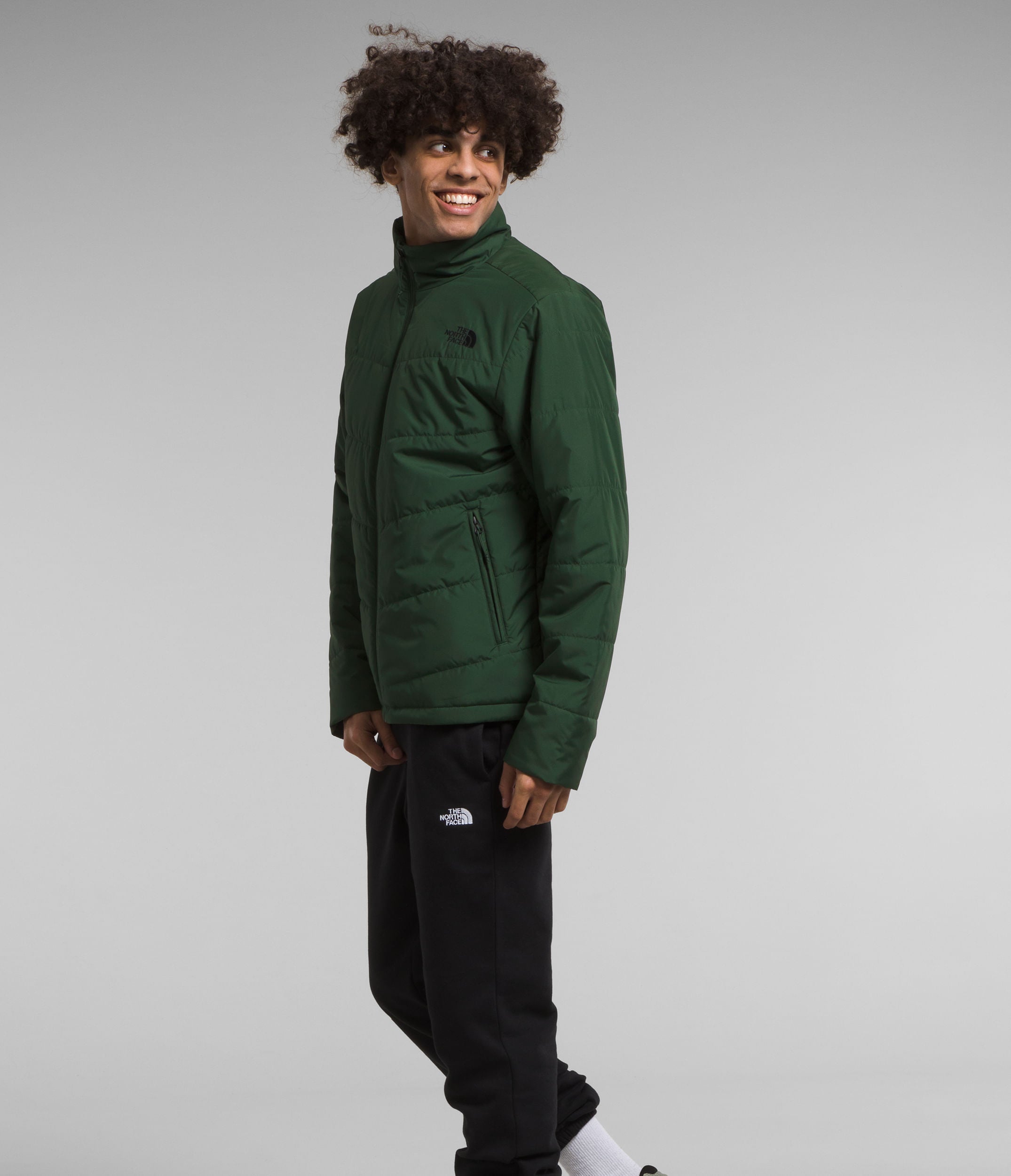 Chompa Junction Insulated Jacket Térmica Verde Hombre The North Face - imagen 3