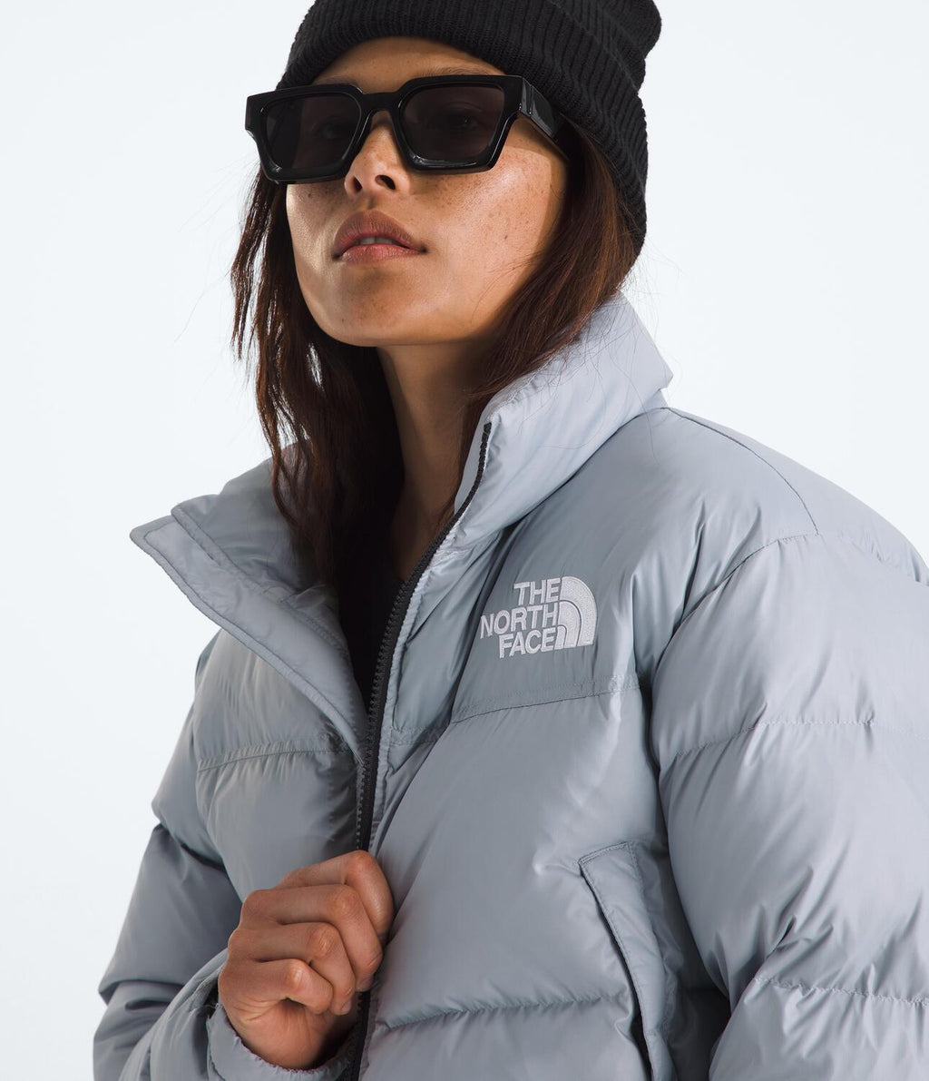 Chompa Nuptse Short Jacket Azul Mujer The North Face