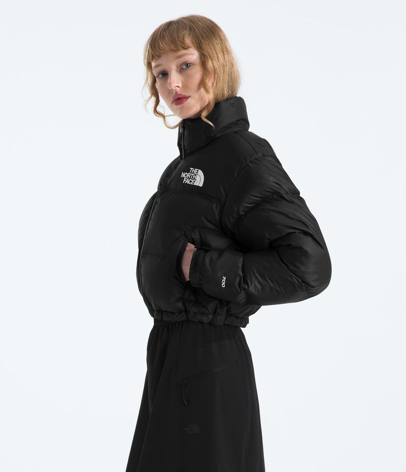 Chompa Nuptse Short Jacket Negro Mujer The North Face