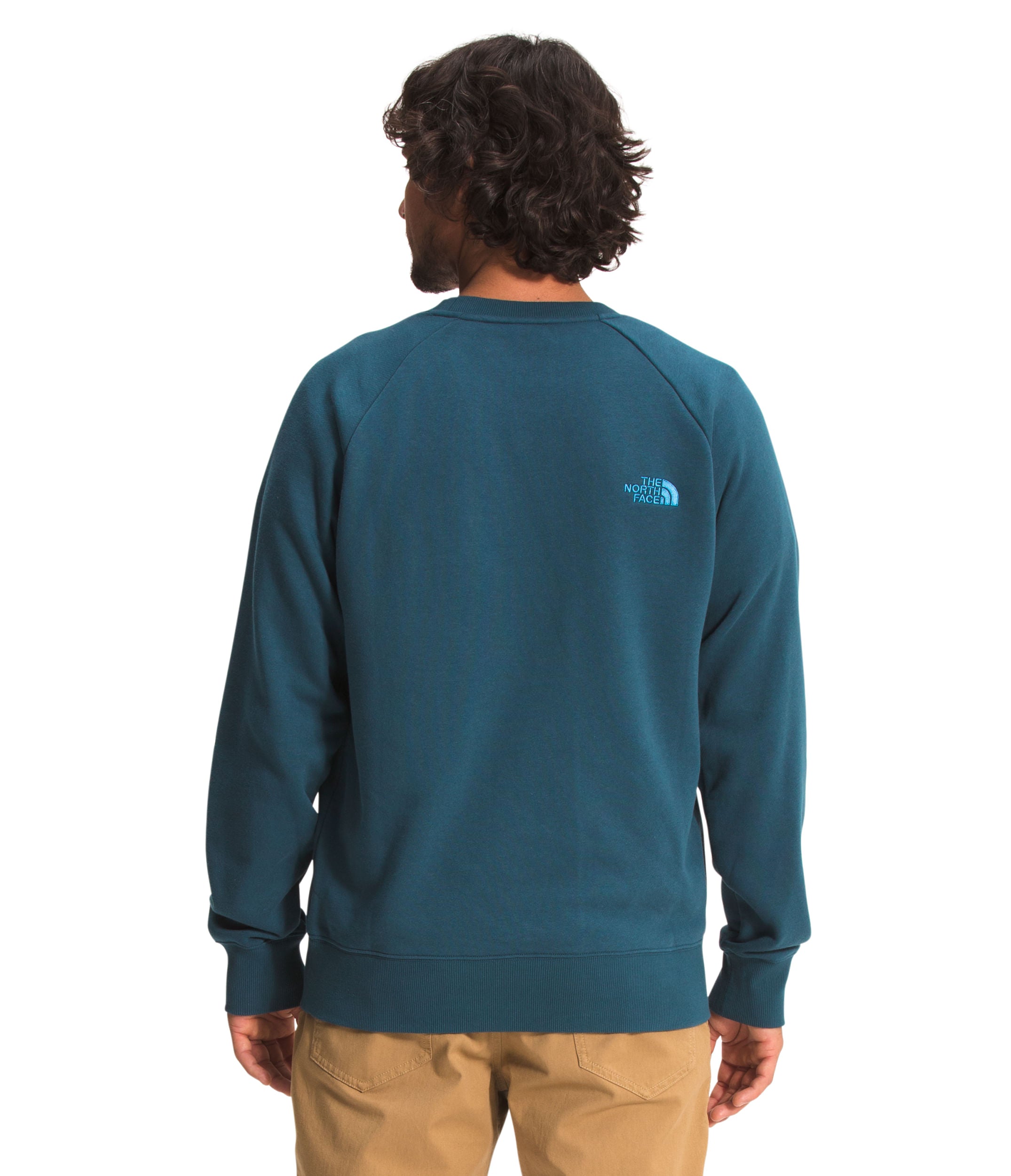 Buzo Simple Logo Crew Hombre Azul The North Face - imagen 2