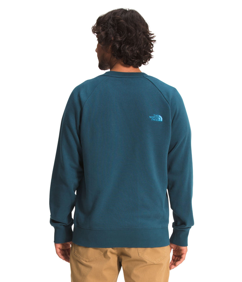 Buzo Simple Logo Crew Hombre Azul The North Face - imagen 2
