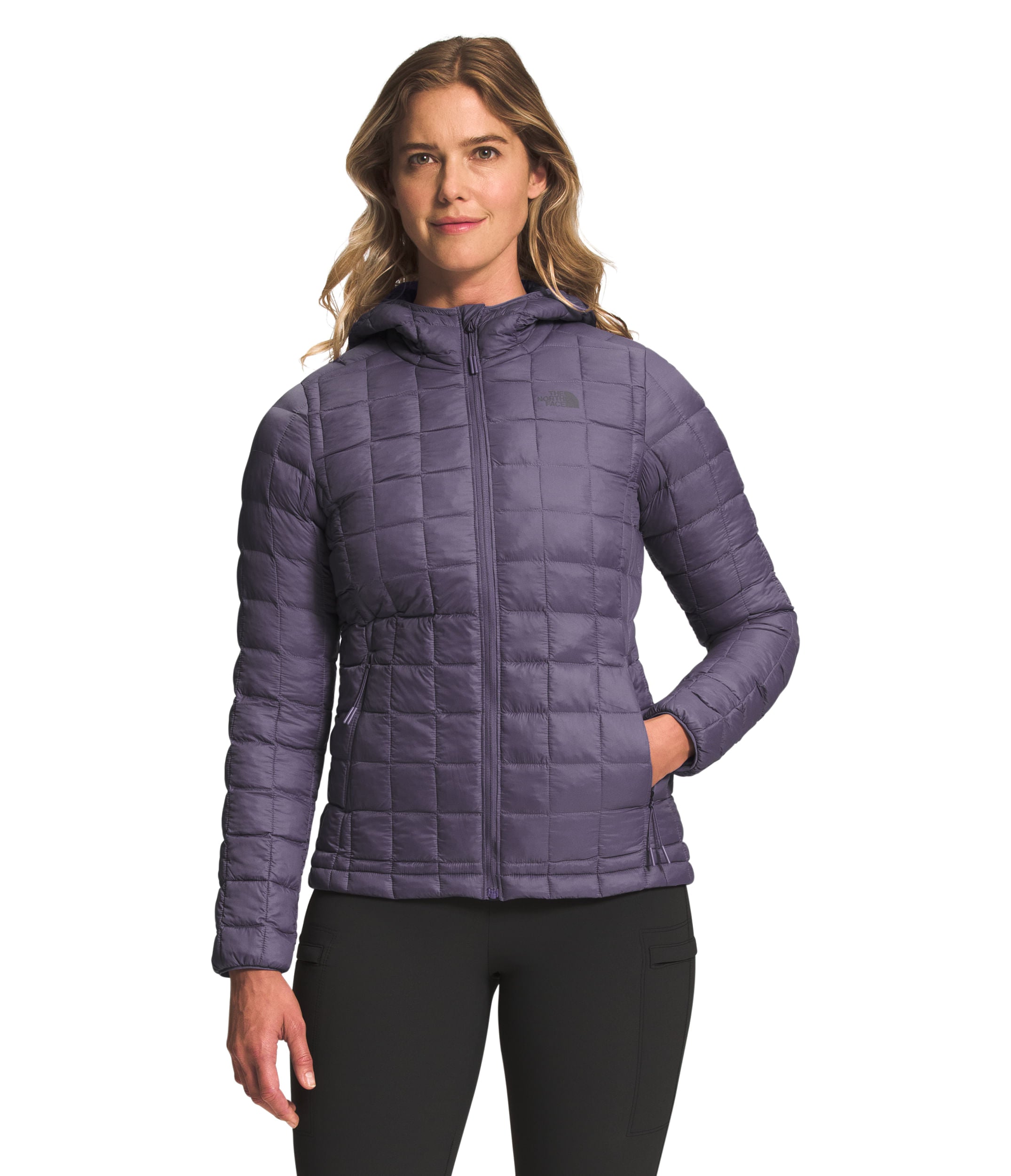 Chompa Thermoball Eco Hoodie 2.0 Morada Mujer The North Face - imagen 1