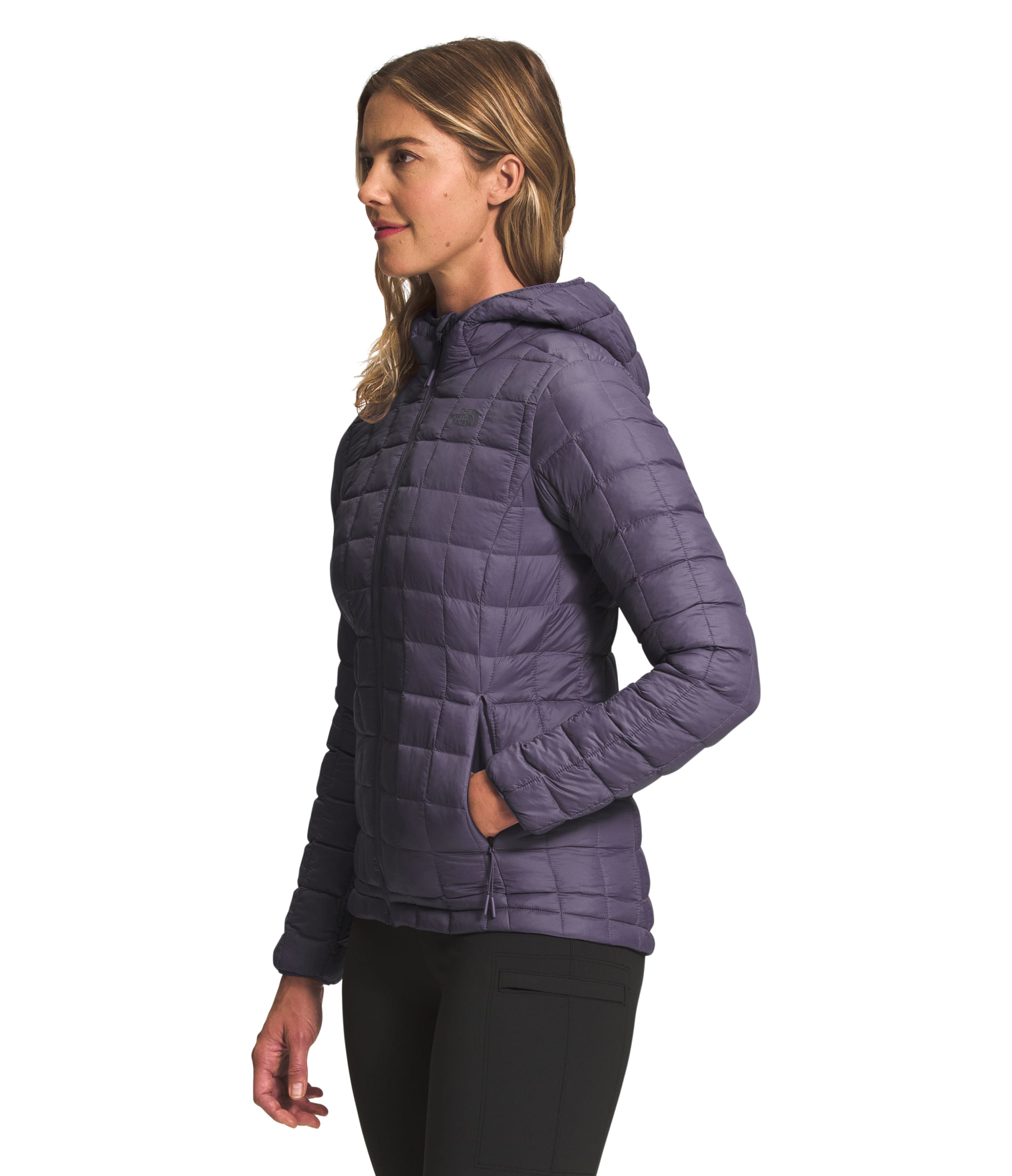 Chompa Thermoball Eco Hoodie 2.0 Morada Mujer The North Face - imagen 3