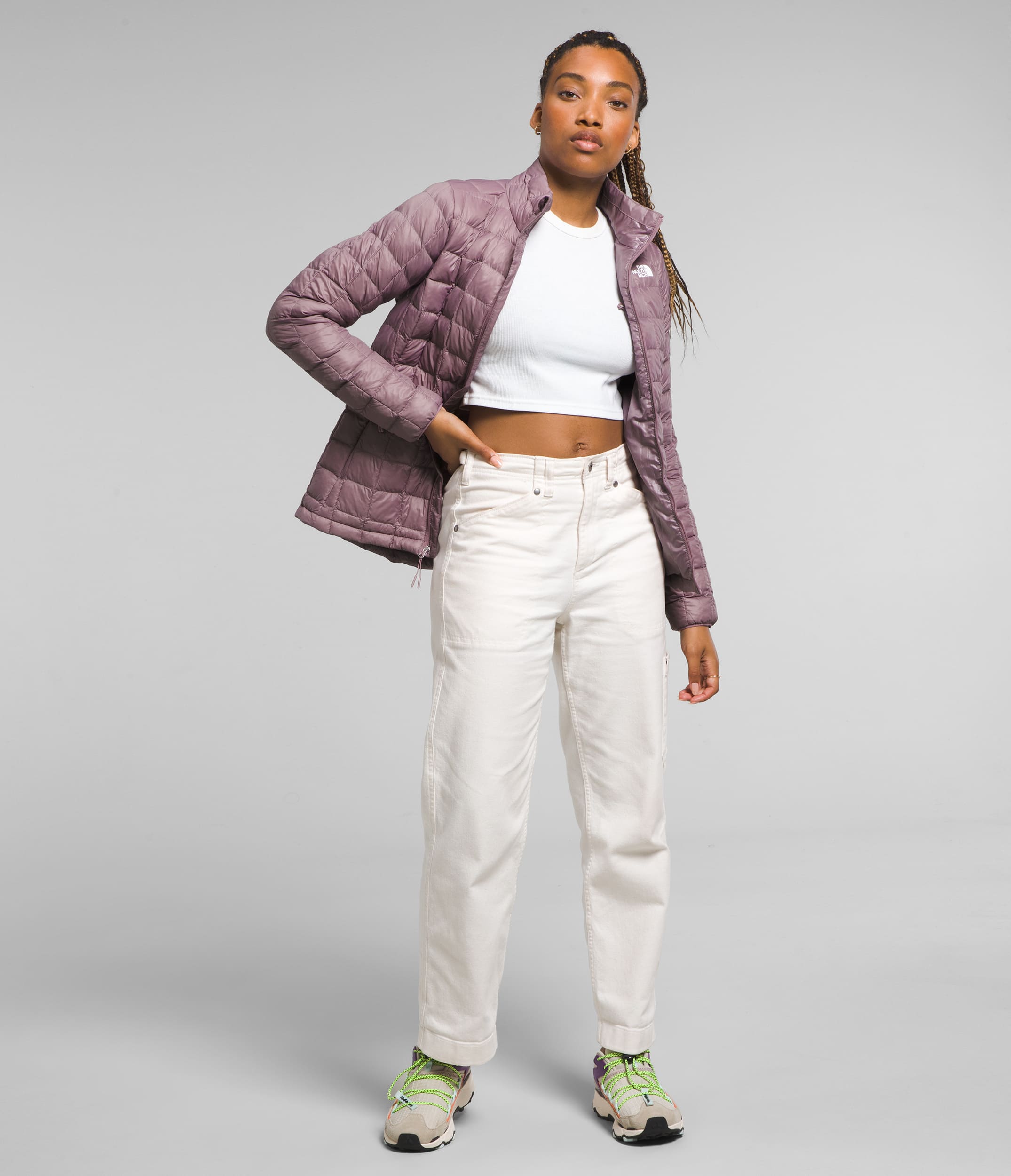 Chompa Thermoball Eco 2.0 Térmica Mujer Morada The North Face - imagen 3