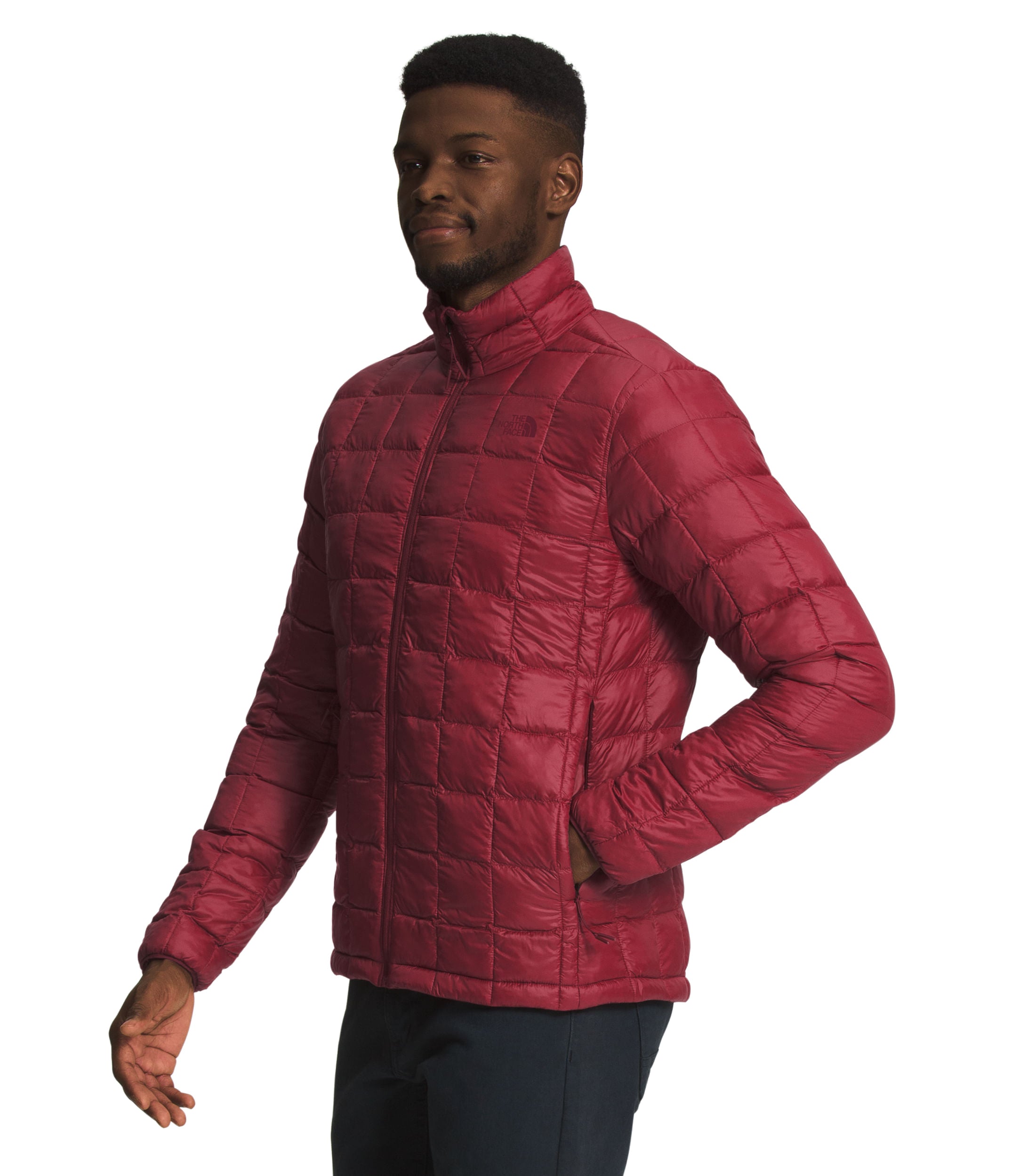 Chompa Thermoball Eco 2.0 Térmica Hombre Vinotinto The North Face