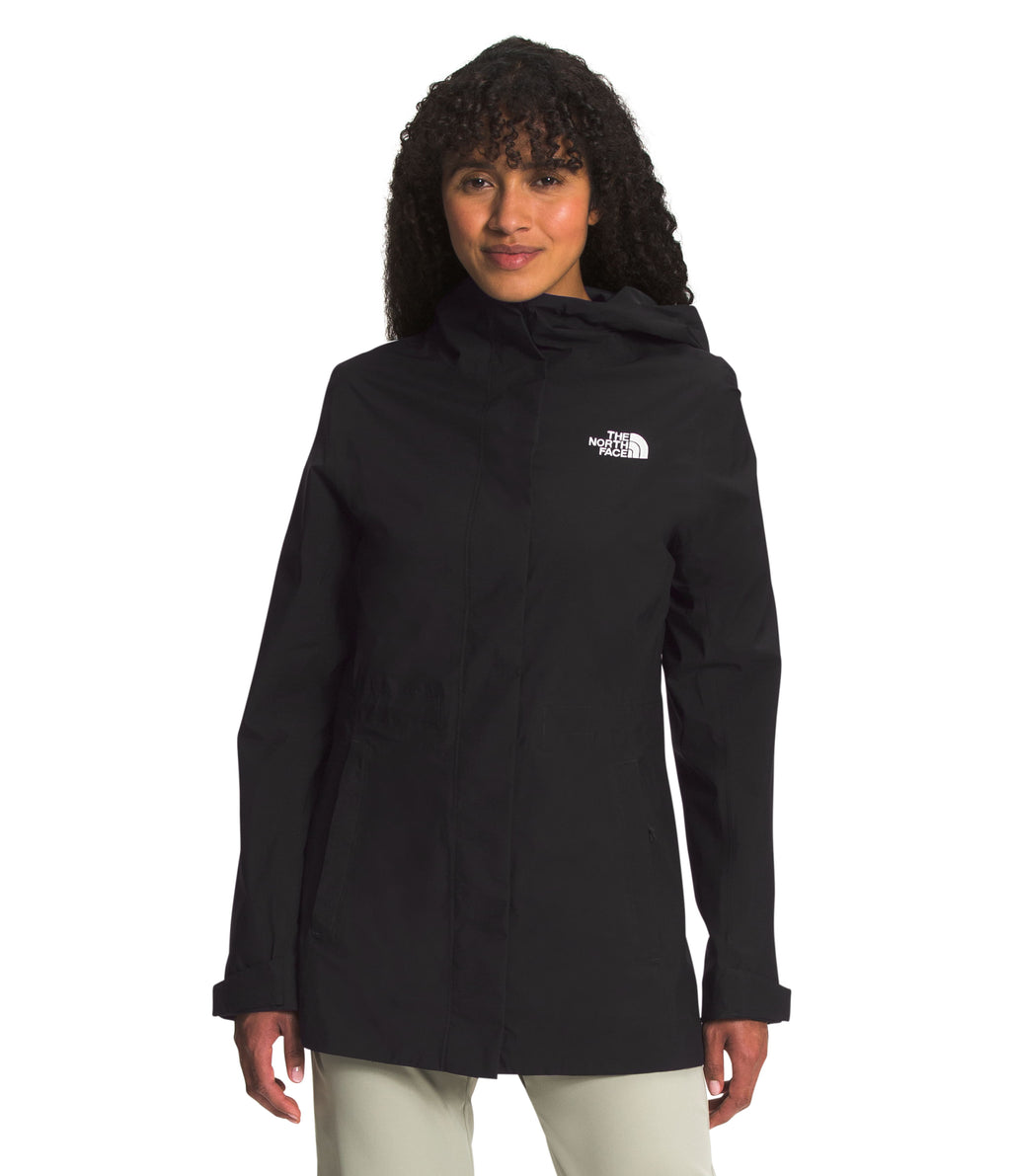Chompa  City Breeze Rain Impermeable Negra Mujer The North Face