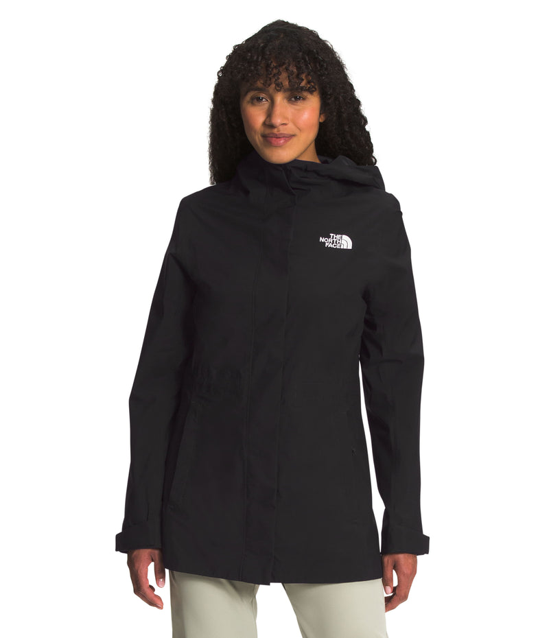 Chompa  City Breeze Rain Impermeable Negra Mujer The North Face