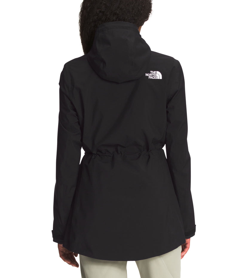 Chompa  City Breeze Rain Impermeable Negra Mujer The North Face