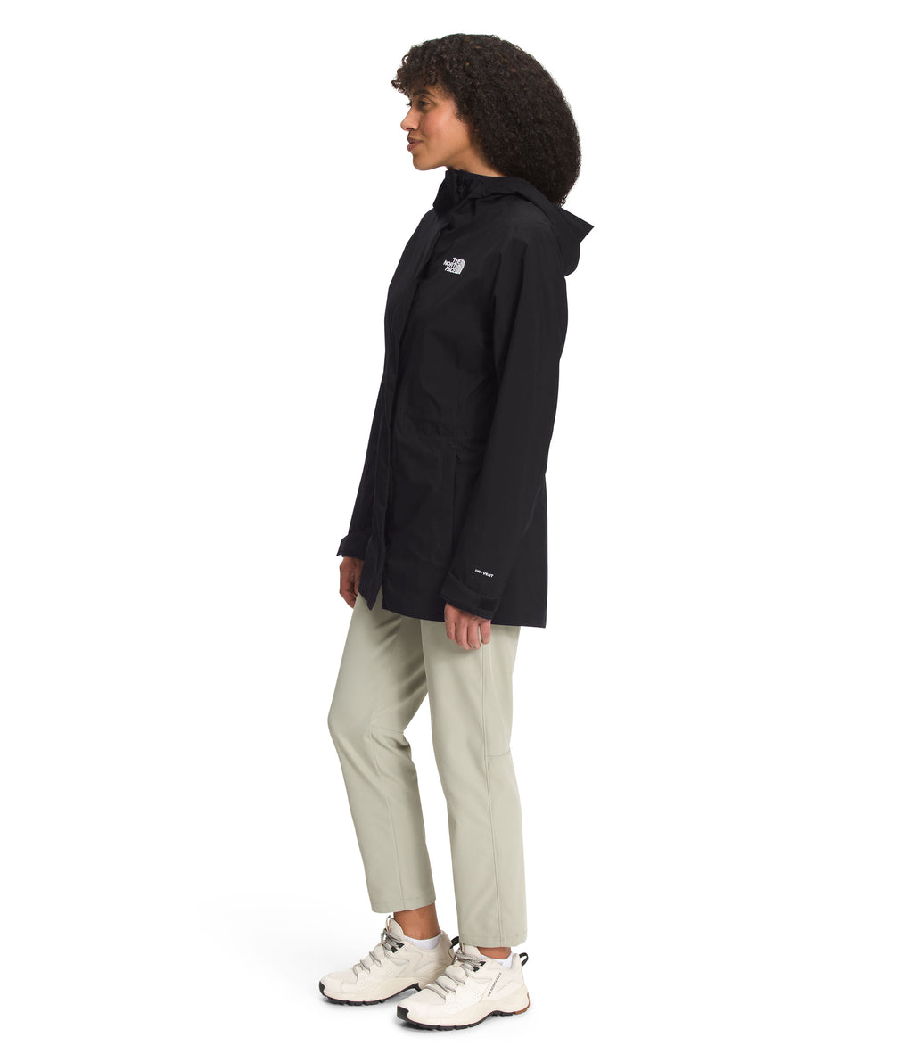 Chompa  City Breeze Rain Impermeable Negra Mujer The North Face