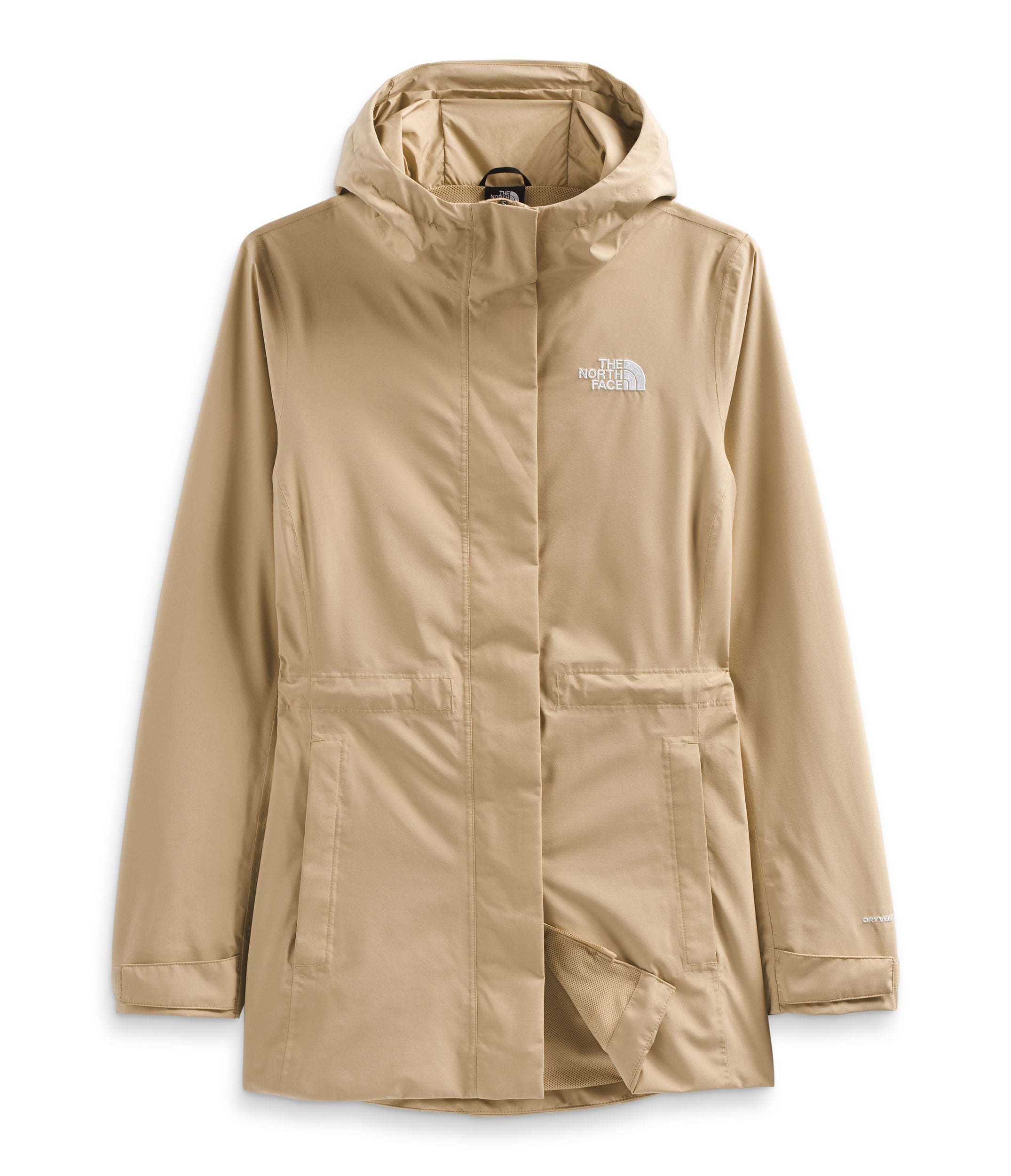 Chompa City Breeze Rain Impermeable Beige Mujer The North Face
