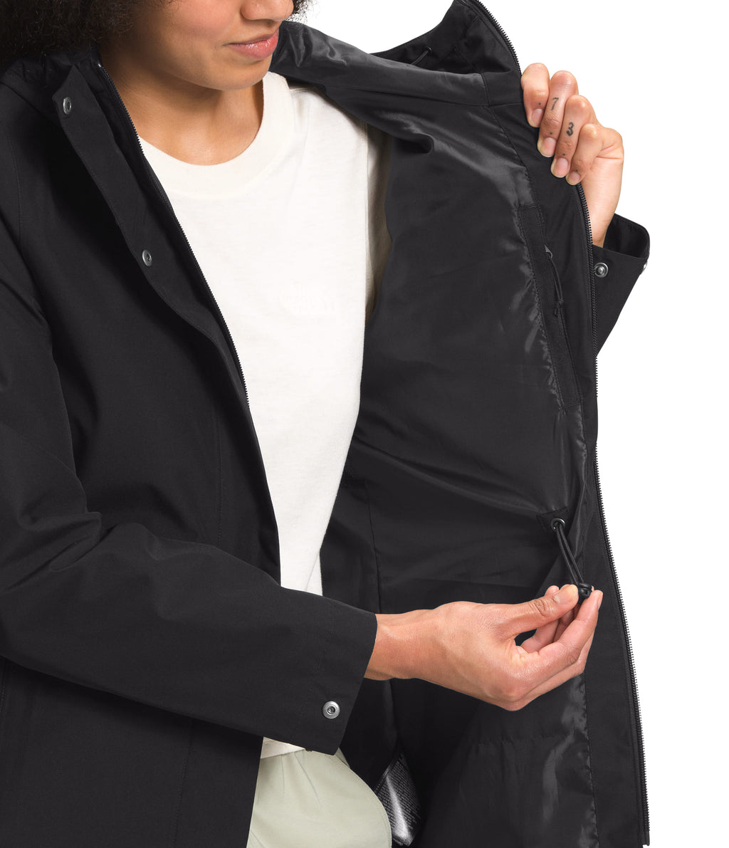 Chompa Woodmont Parka Negra Mujer The North Face