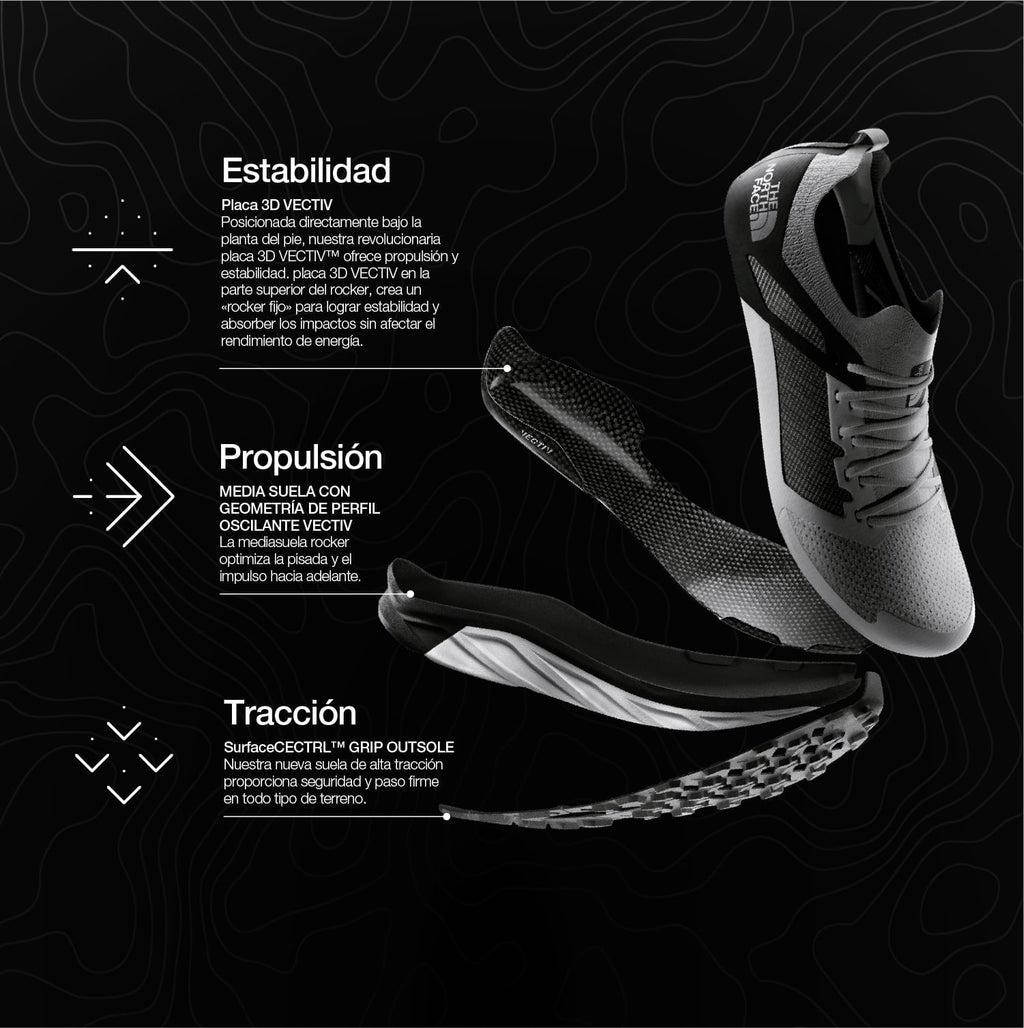 Zapatos Vectiv Fastpack Futurelight Vinotinto Mujer The North Face