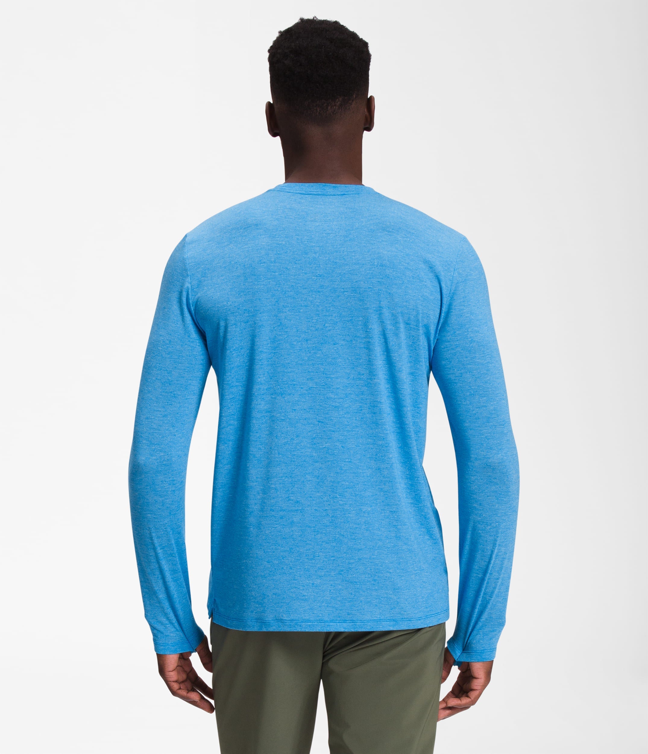 Camiseta Wander L/S Manga Larga Azul Hombre The North Face - imagen 2