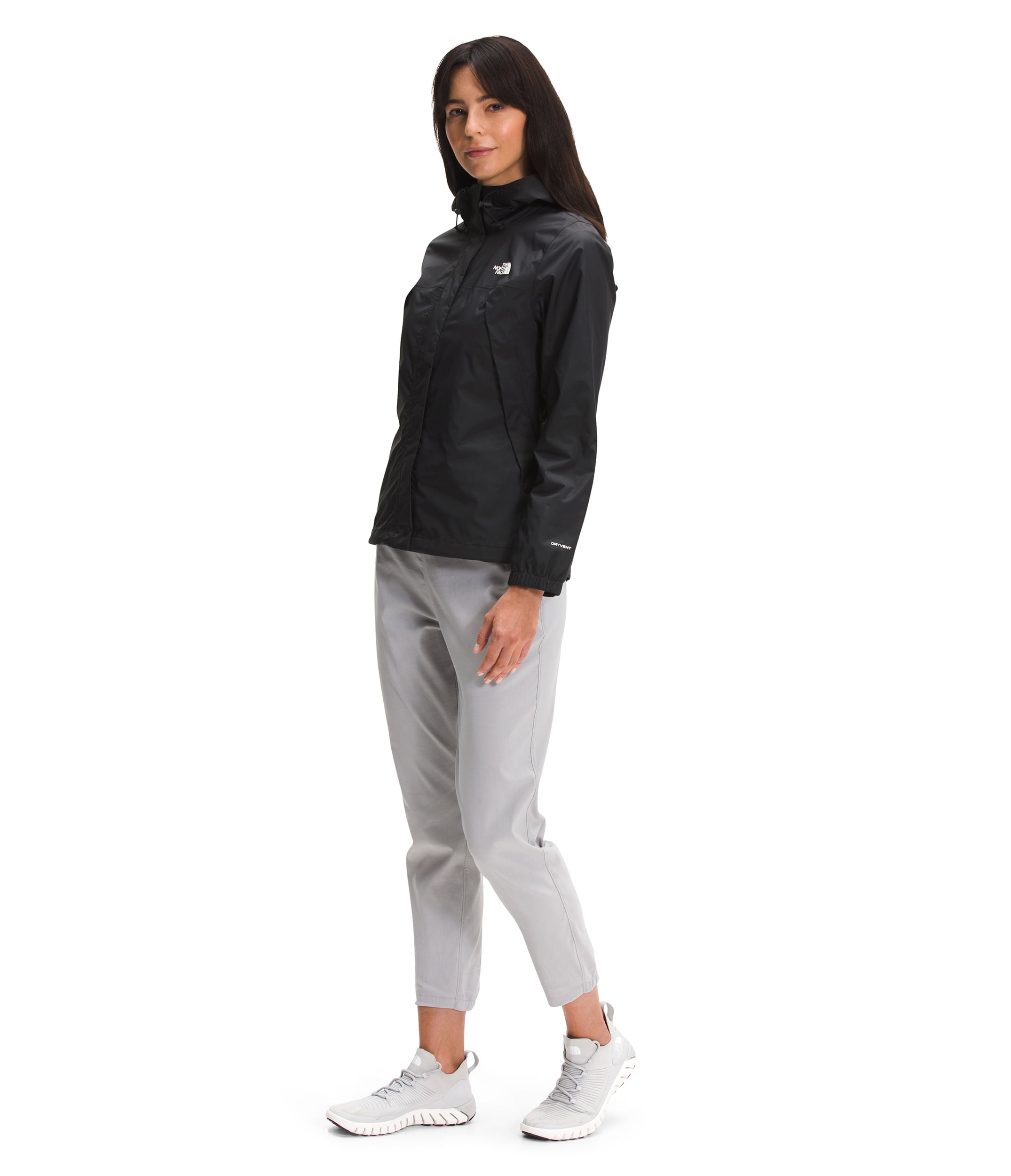 Chompa Antora Impermeable Negra Mujer The North Face - imagen 3