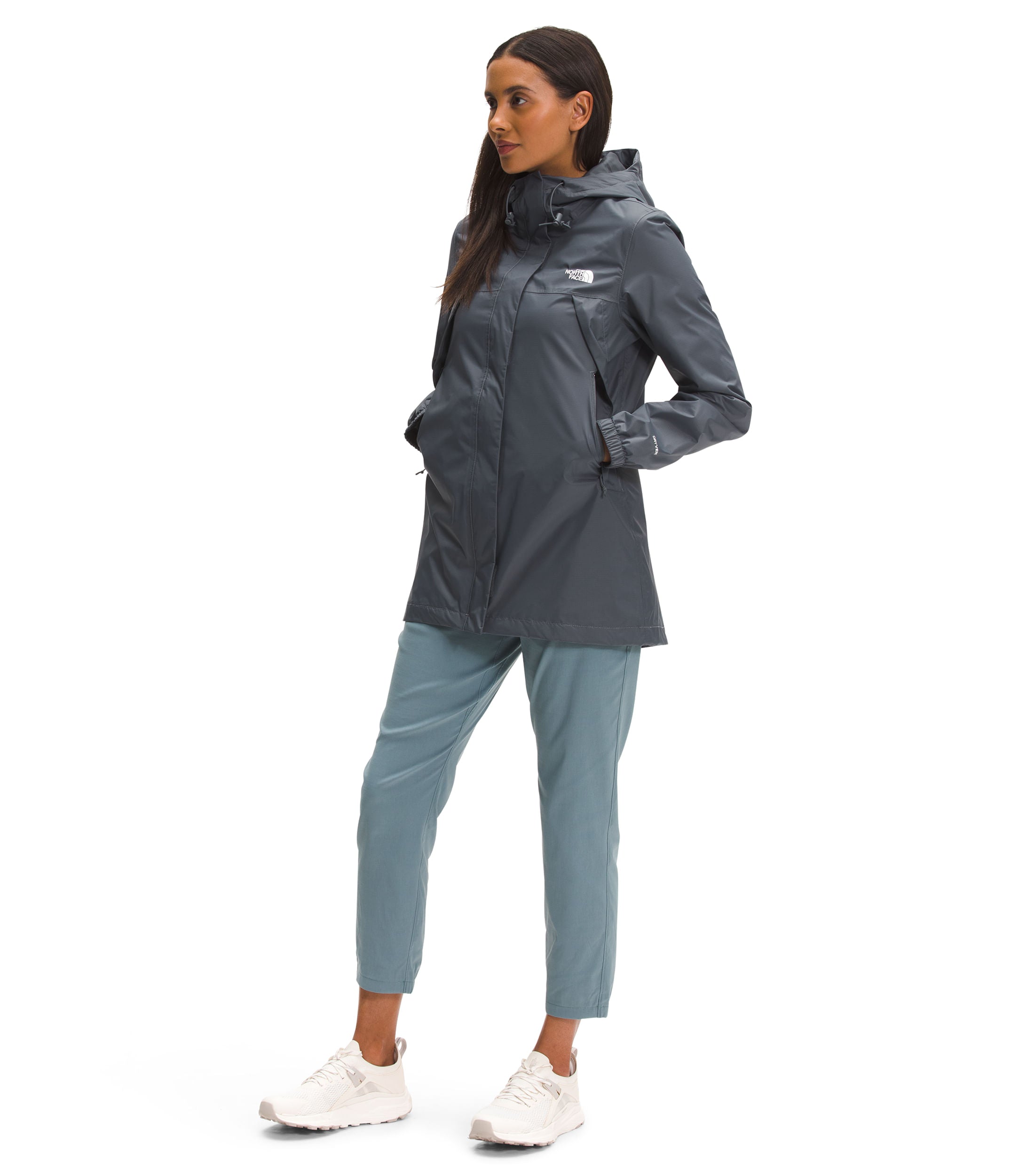 Chompa Antora Parka Impermeable Gris Mujer The North Face