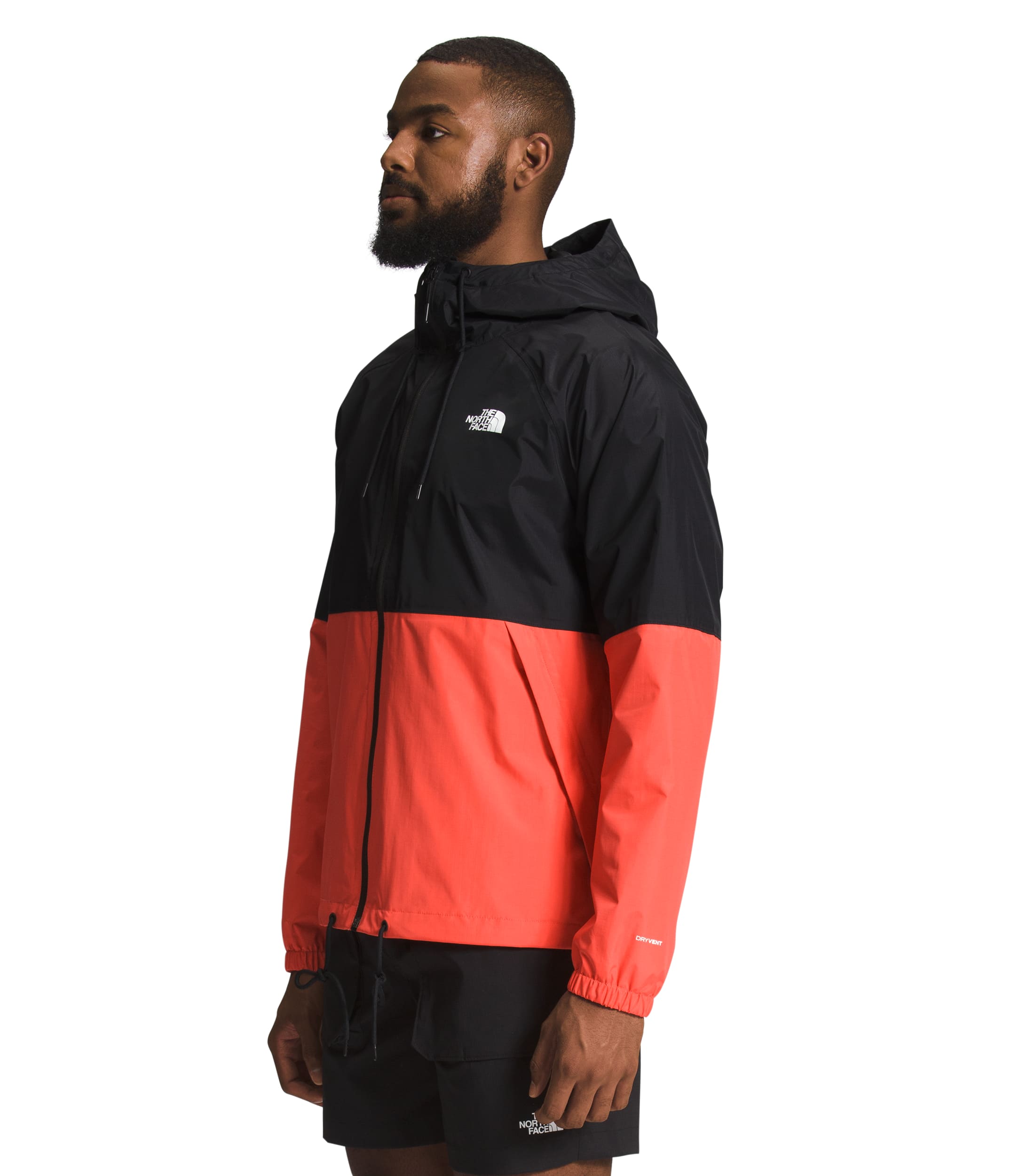 Chompa Antora Rain Hoodie Negra/Naranja Hombre The North Face - imagen 3