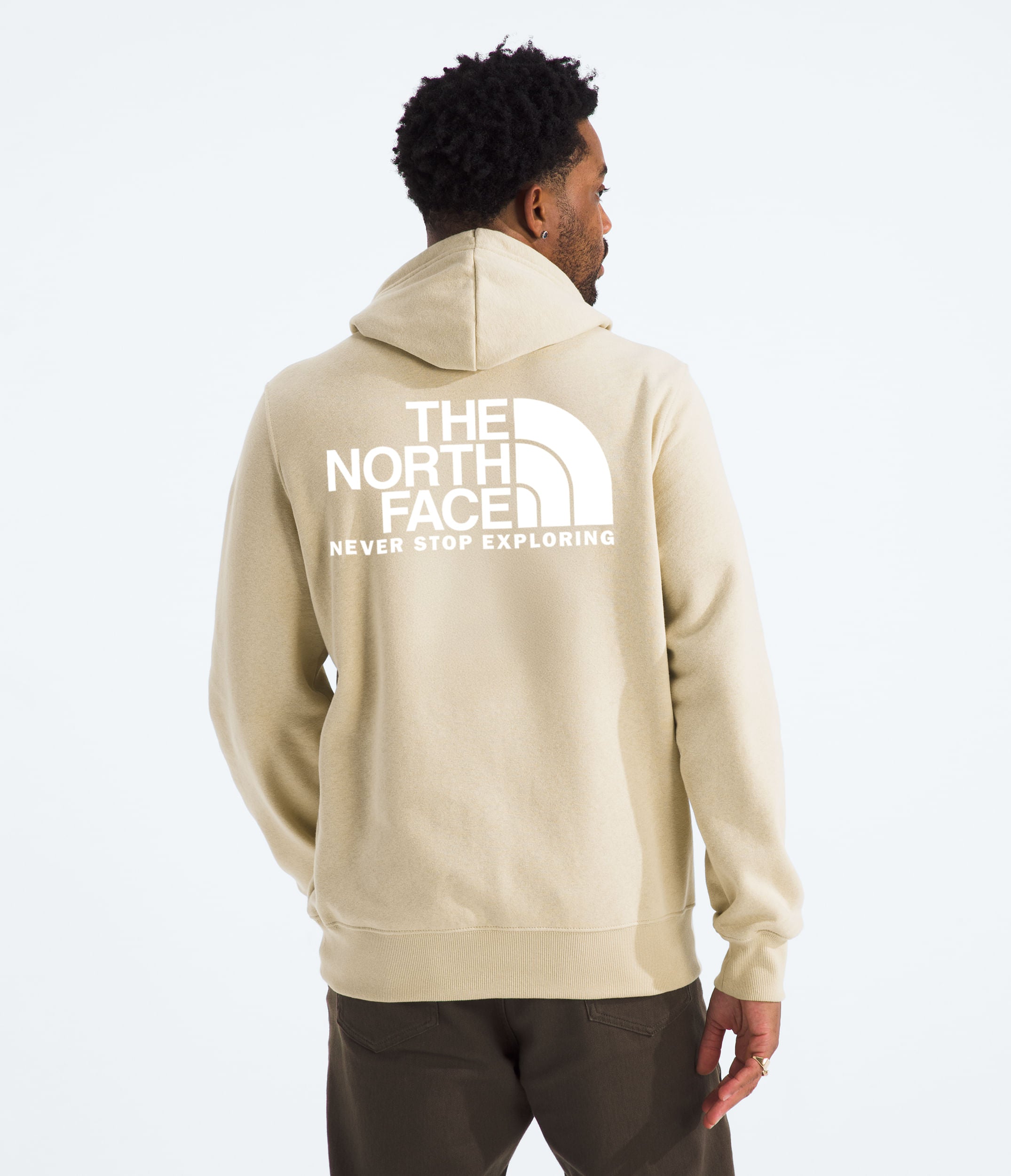 Buzo Throwback Hoodie Beige Hombre The North Face - imagen 2