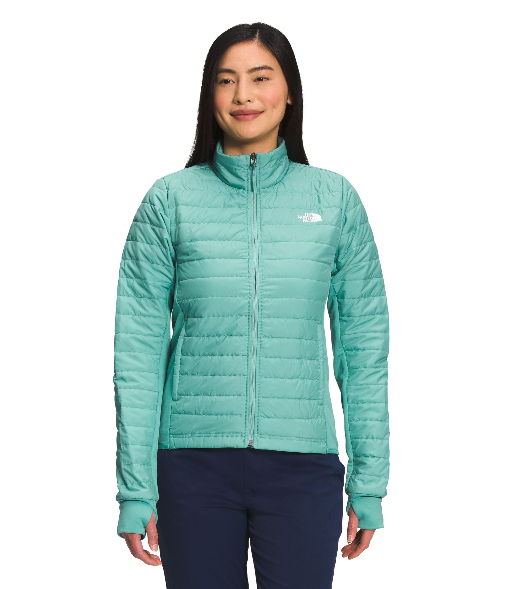 Chompa Canyonlands Hybrid Térmica Verde Mujer The North Face - imagen 3