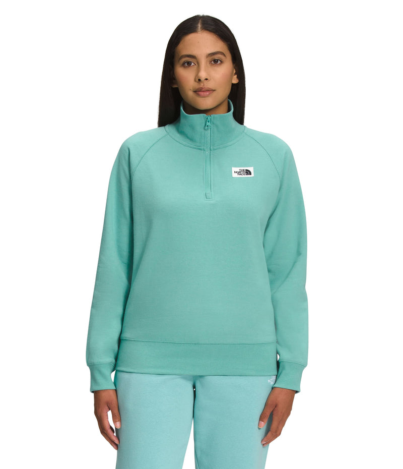 Buzo Heritage Patch 1/4 Zip Verde Mujer The North Face