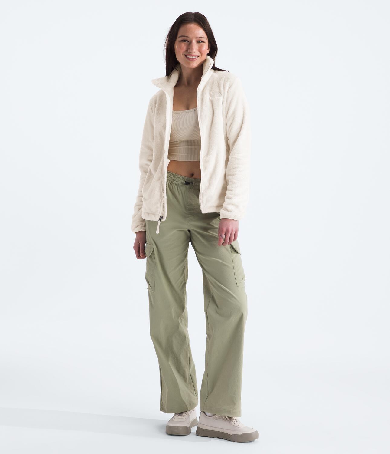 Chompa Polar Osito Jacket Blanca Mujer The North Face