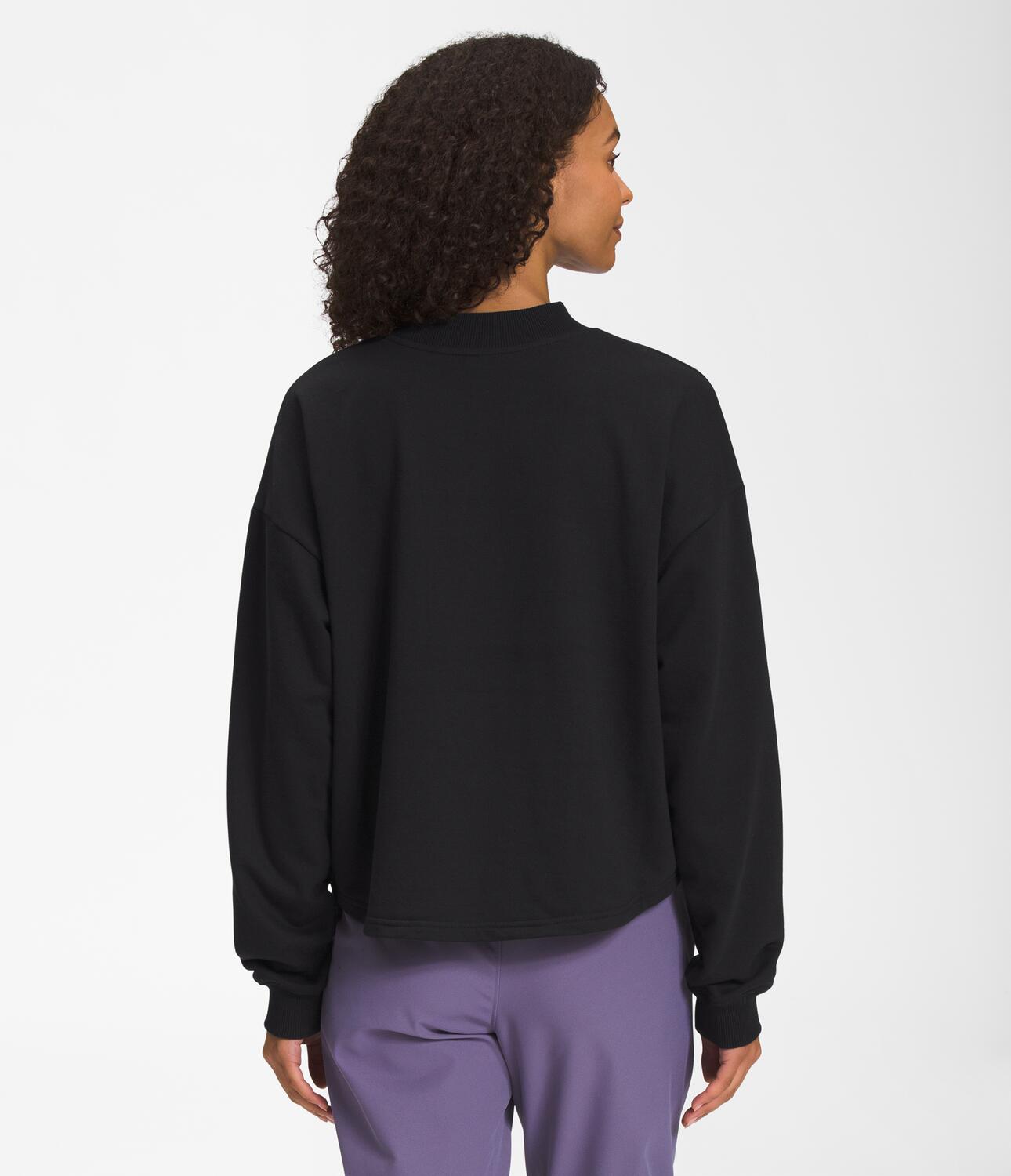 Buzo Simple Logo Crew Negro Mujer The North Face